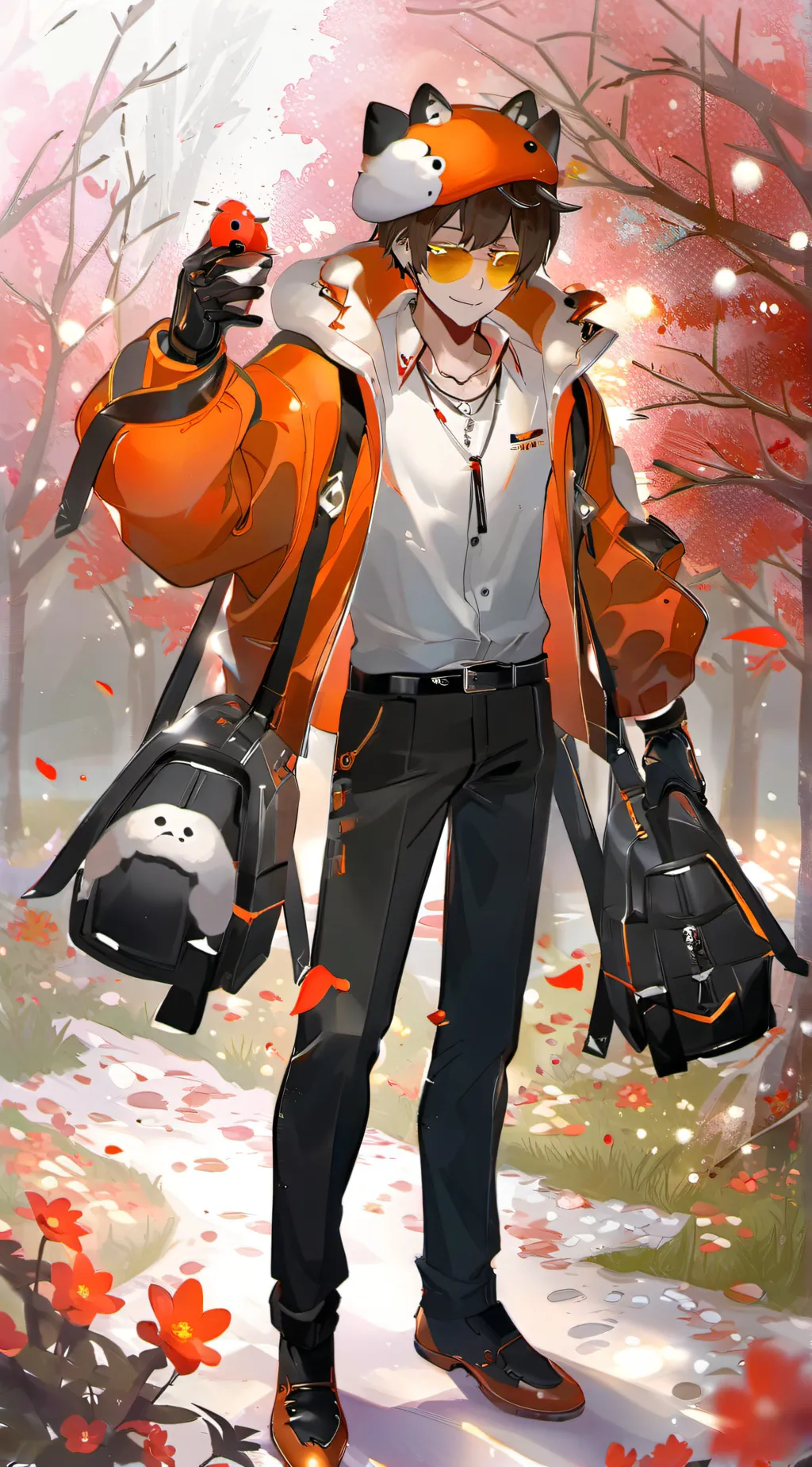 ai character: Duocara From Piggy background