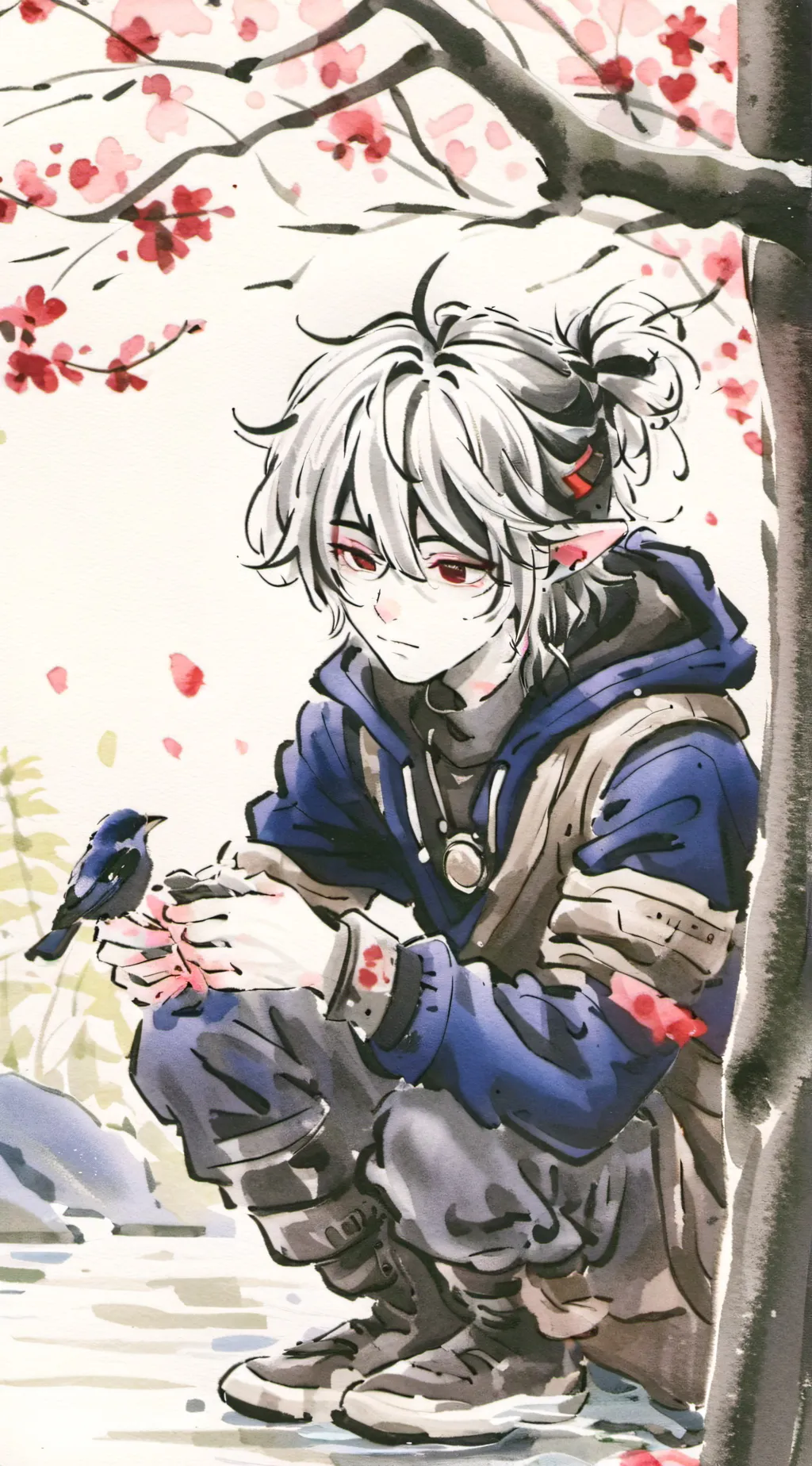 ai character: Descendants  background