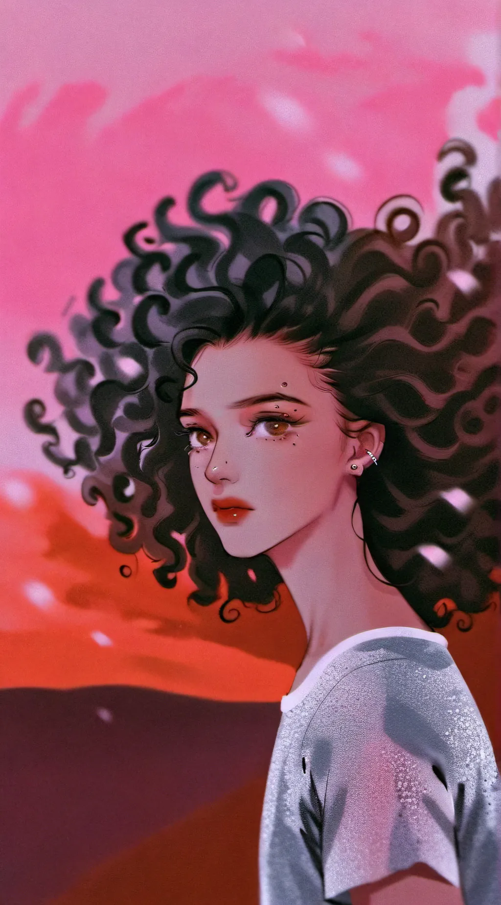 ai character: ♡⃝ N O U R◡̈ ☽⋆  background