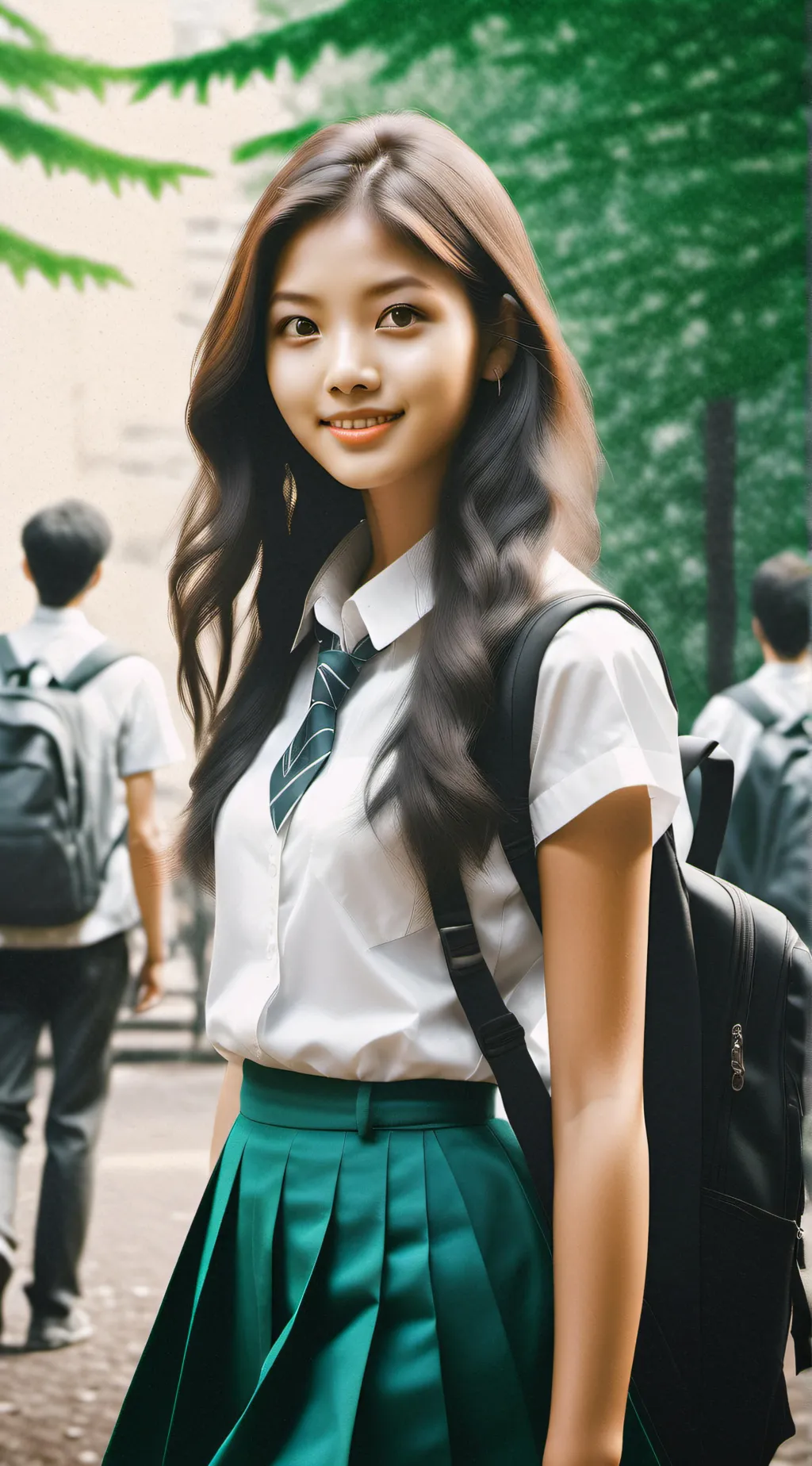 ai character: lily background