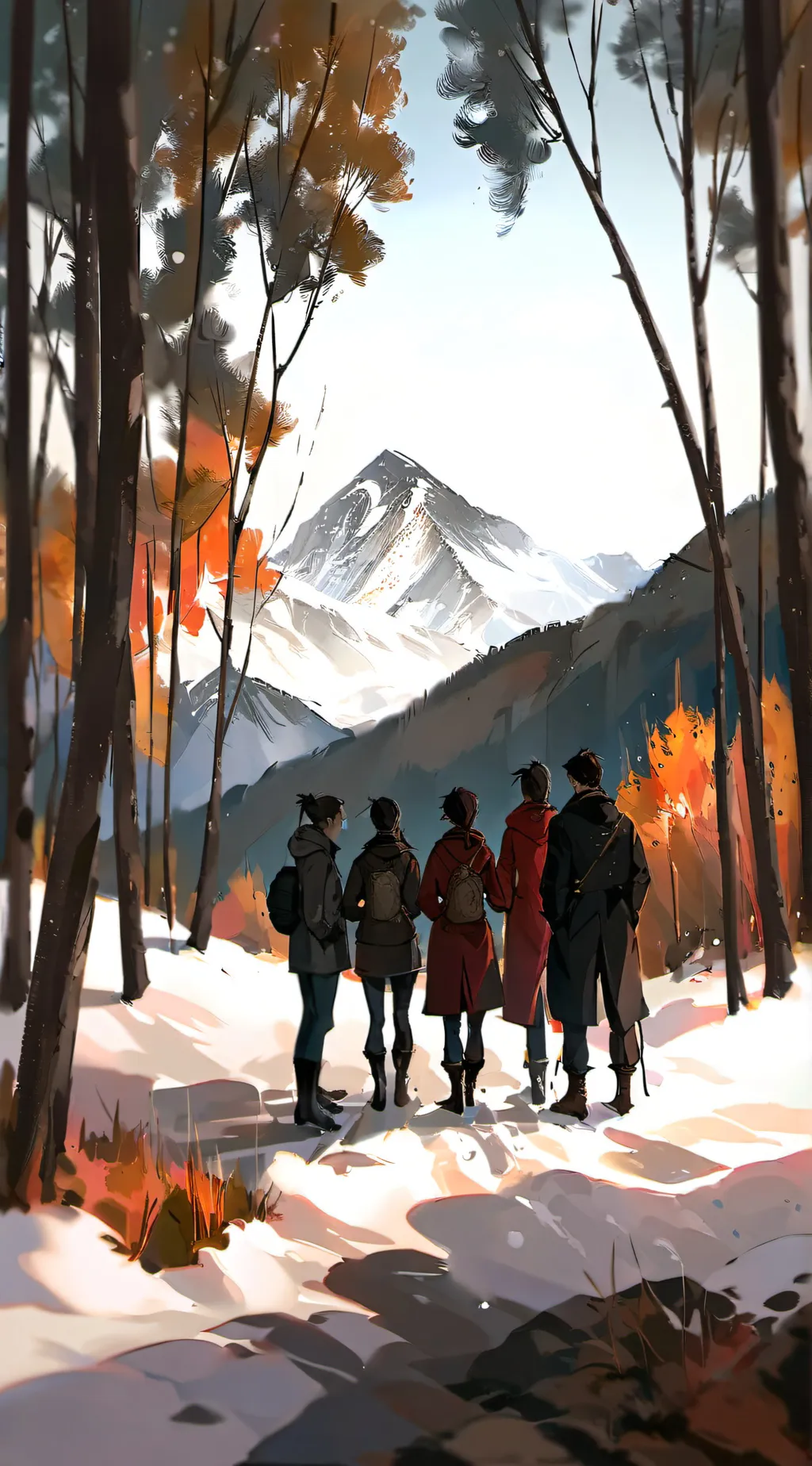 ai character: Friends dorm background