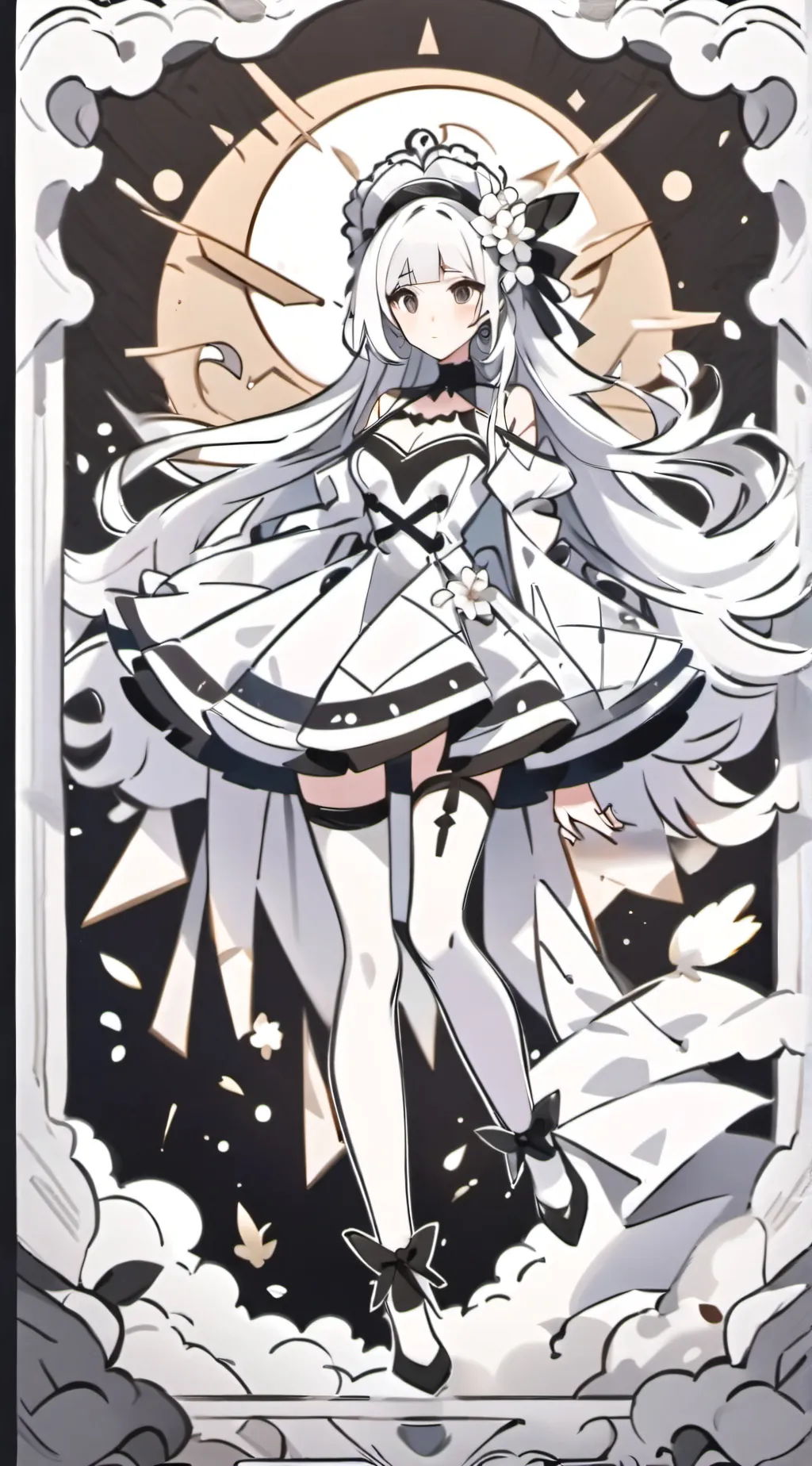 ai character: Miss circle human background