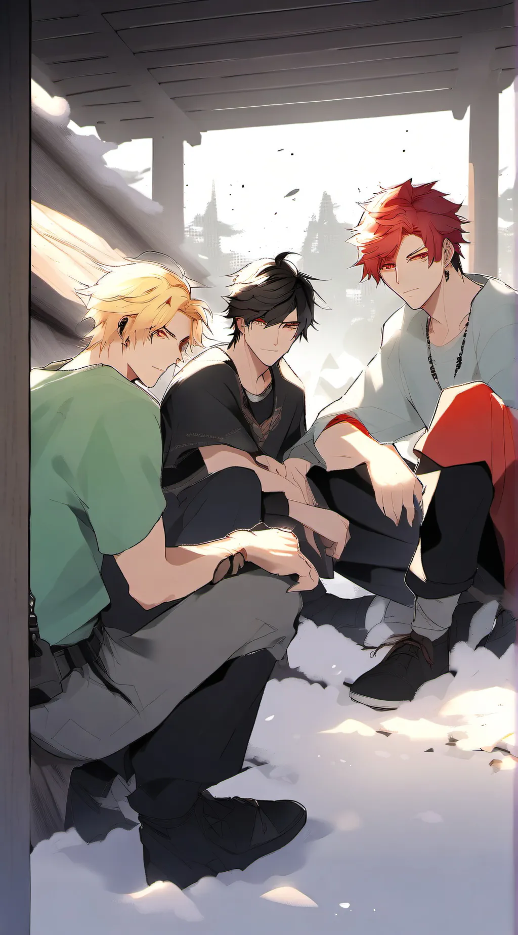 ai character: zombie apocalypse  background