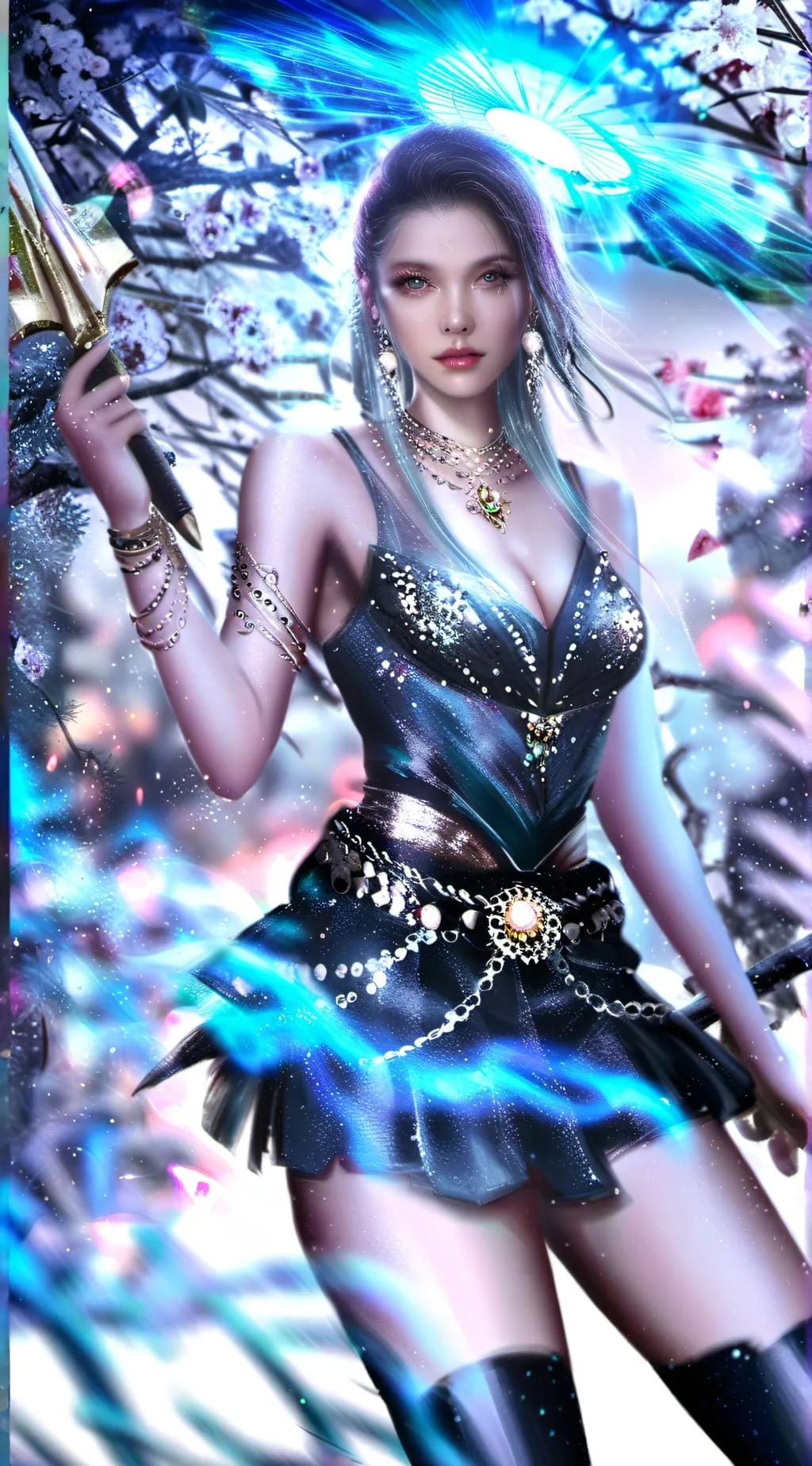 ai character: fat witch background