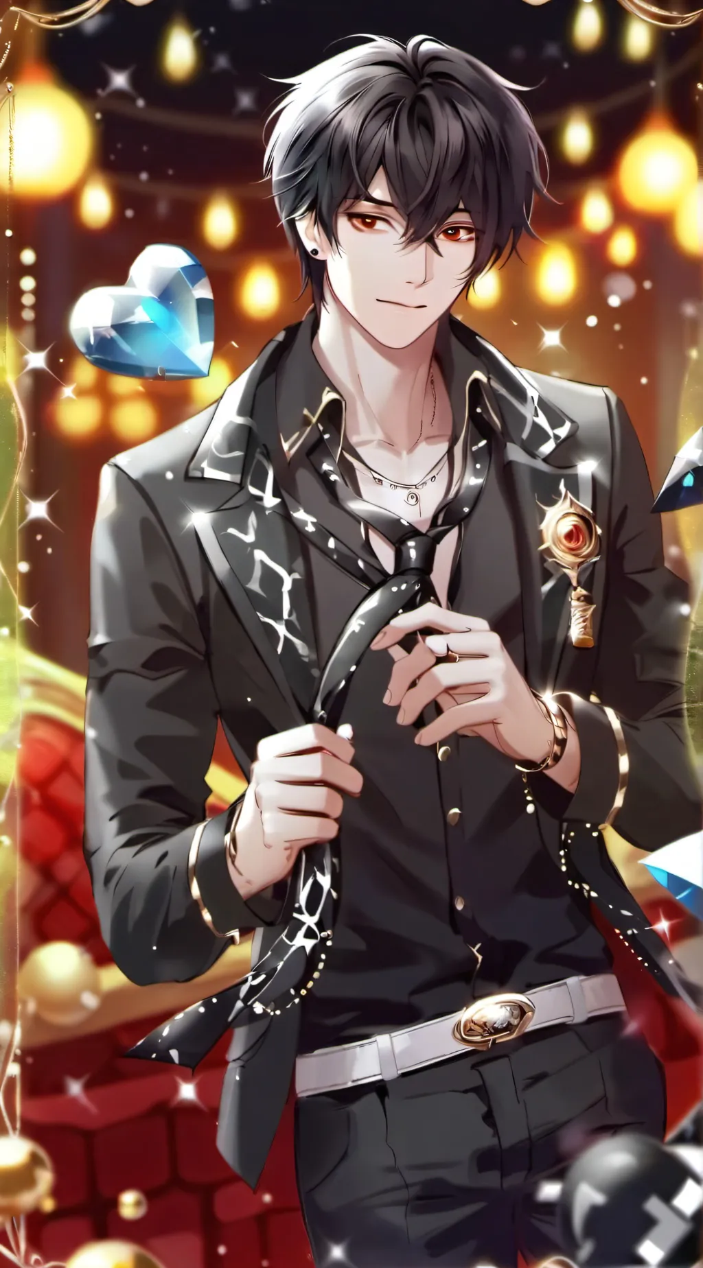 ai character: grey background