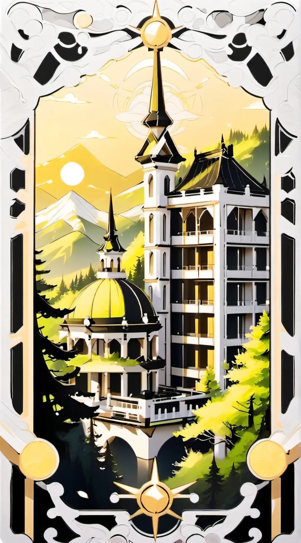 ai character: HH baby  background