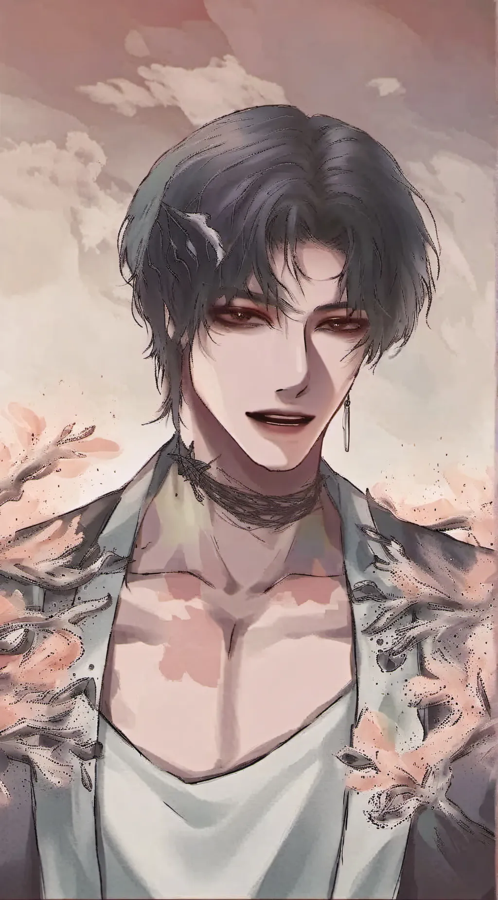 ai character: ♤♡mark♤♡ background