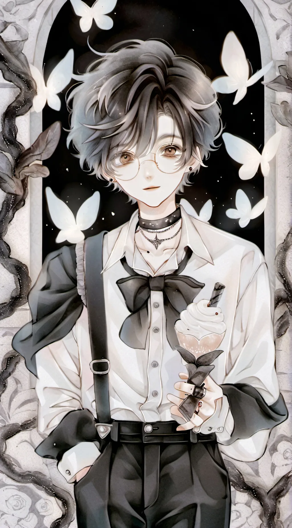 ai character: Leo background