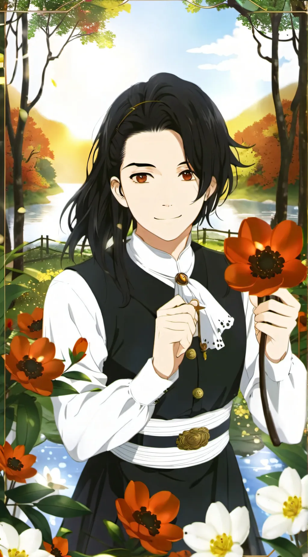 ai character: Ice cream man (kid background