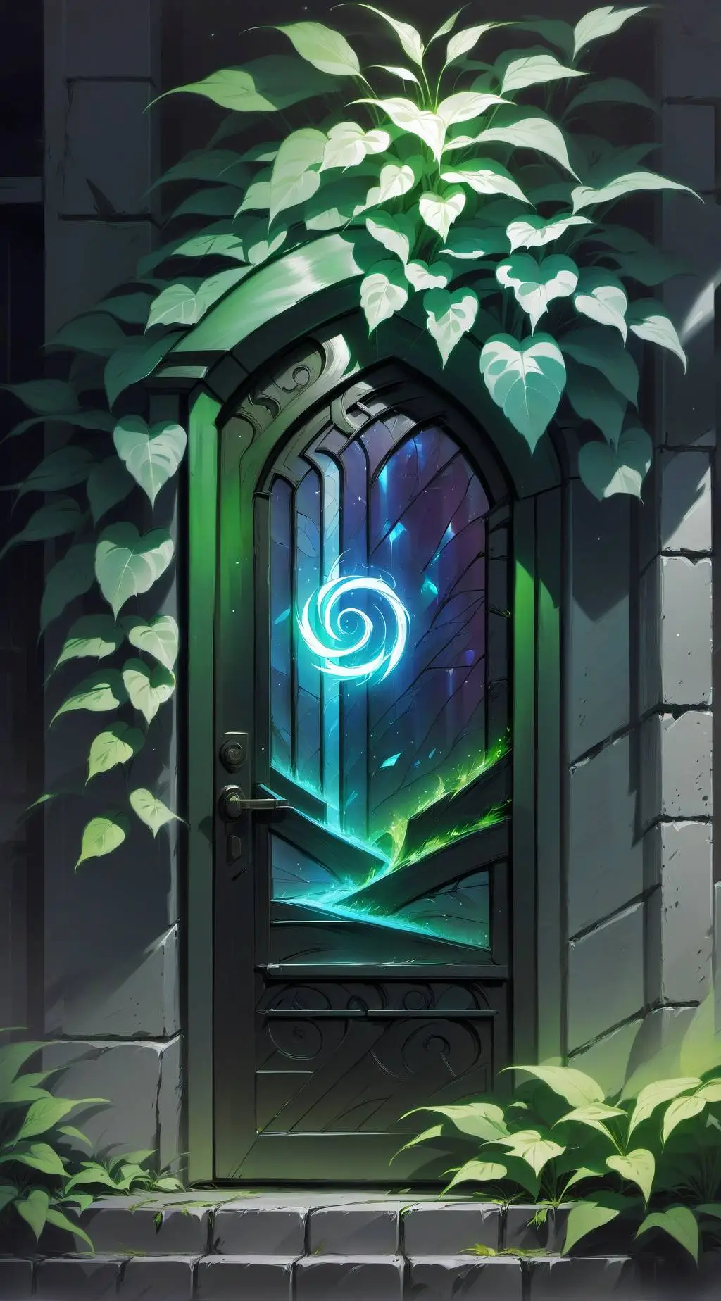 ai character: last day here... background