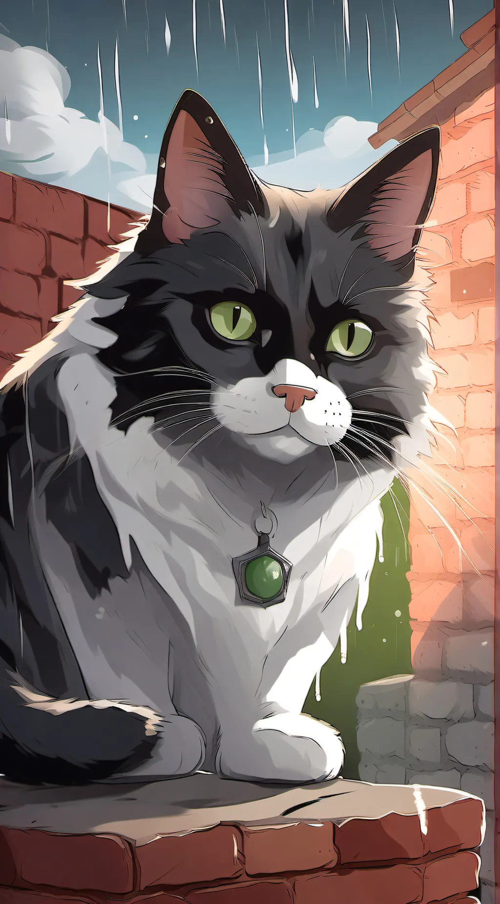 ai character: Cat adoption area background