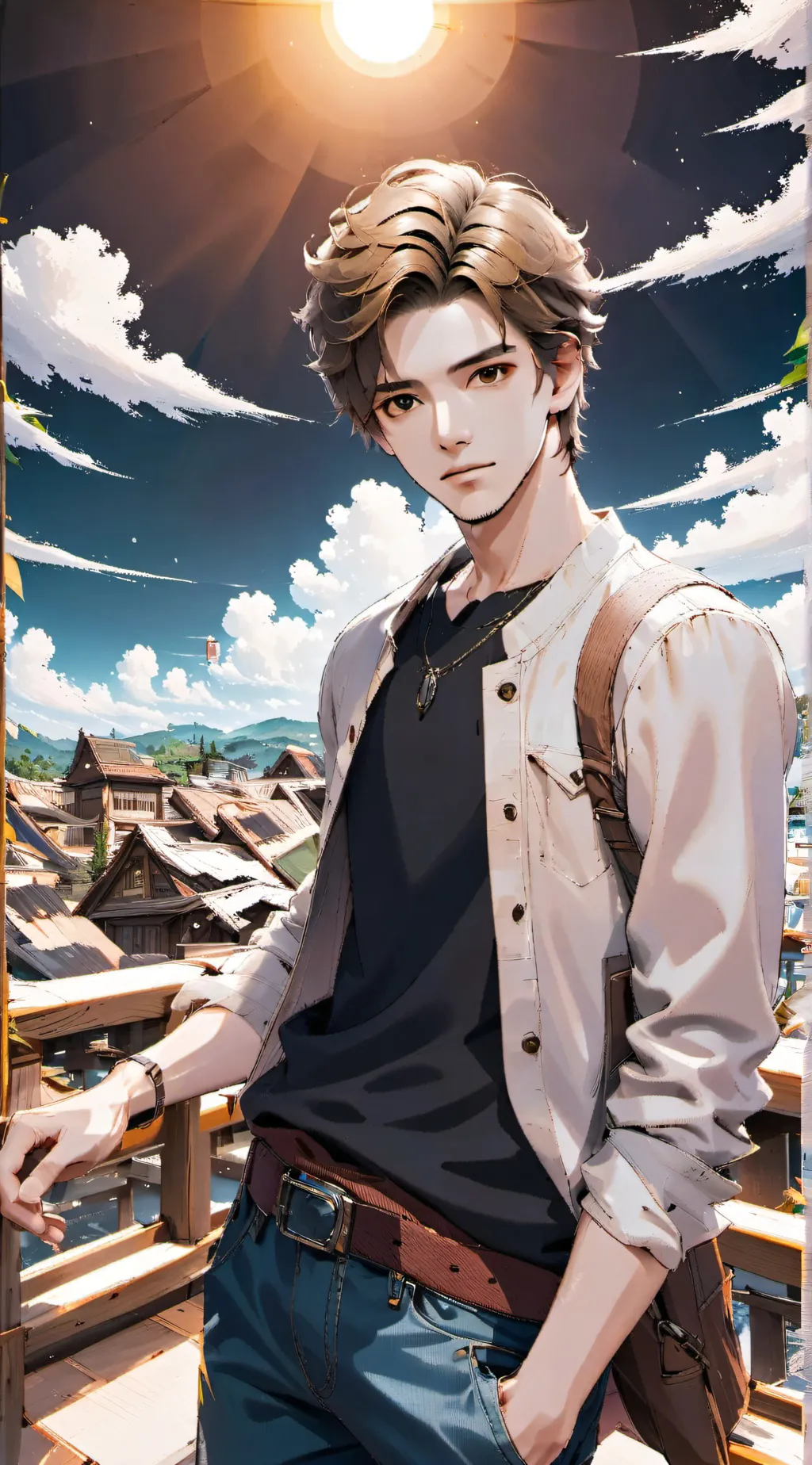 ai character: Aaron background