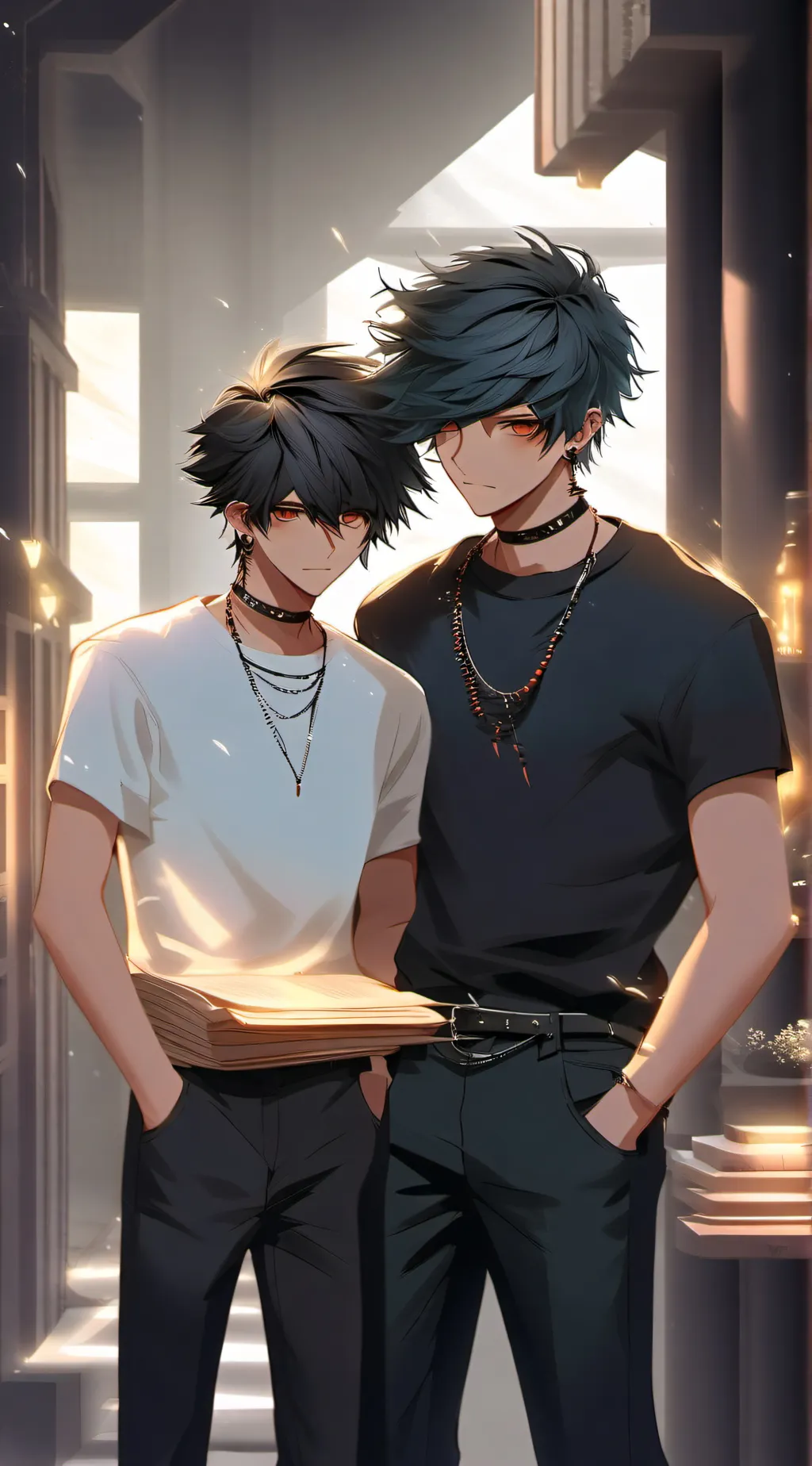 ai character: Mark & Kyle background