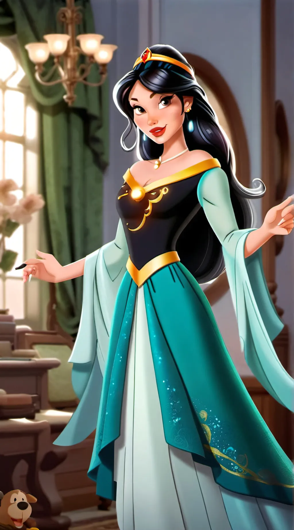 ai character: Jasmine background