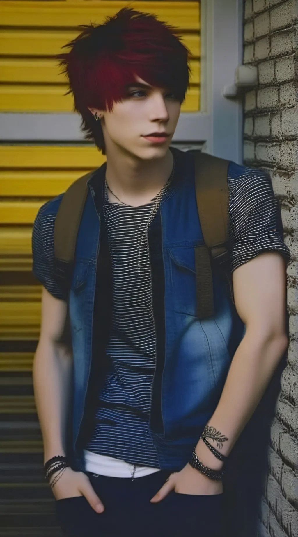 ai character: Jake Webber  background