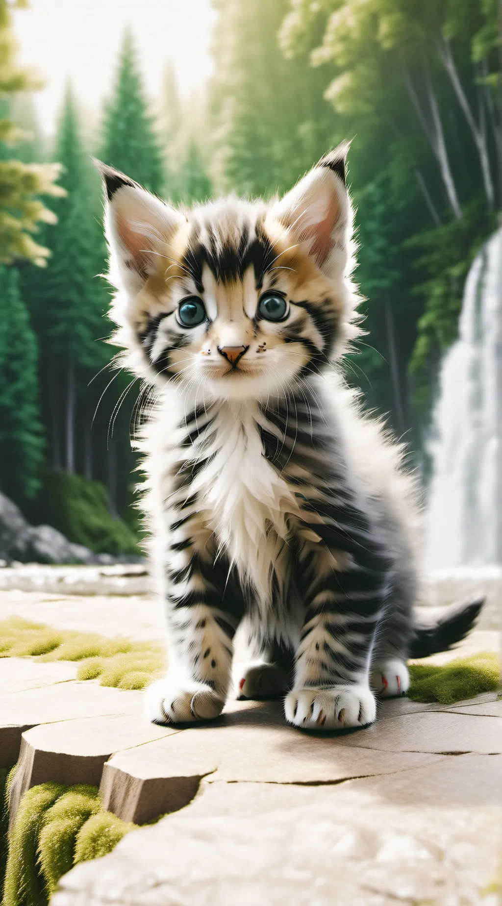 ai character: kitten background