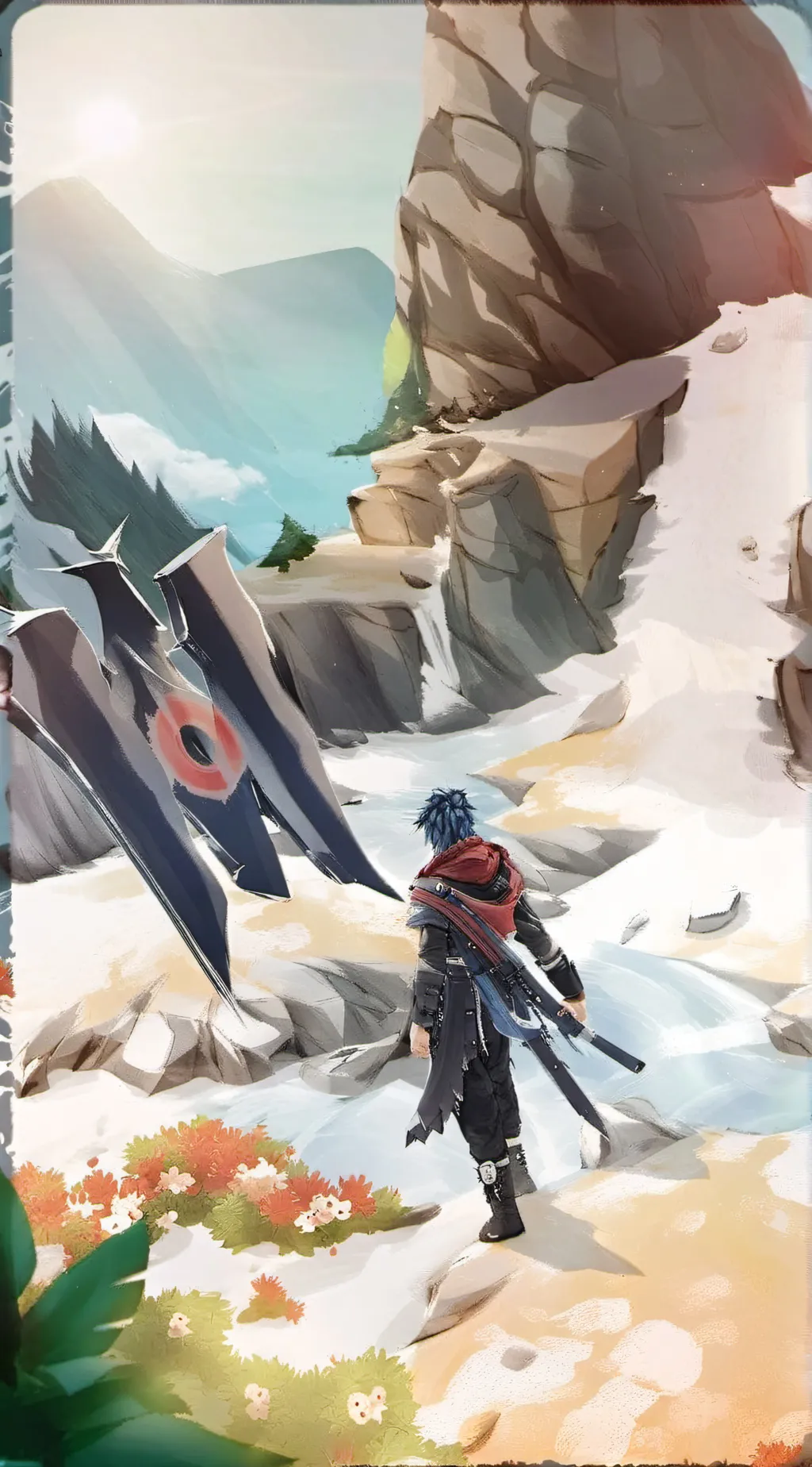 ai character: hide  background