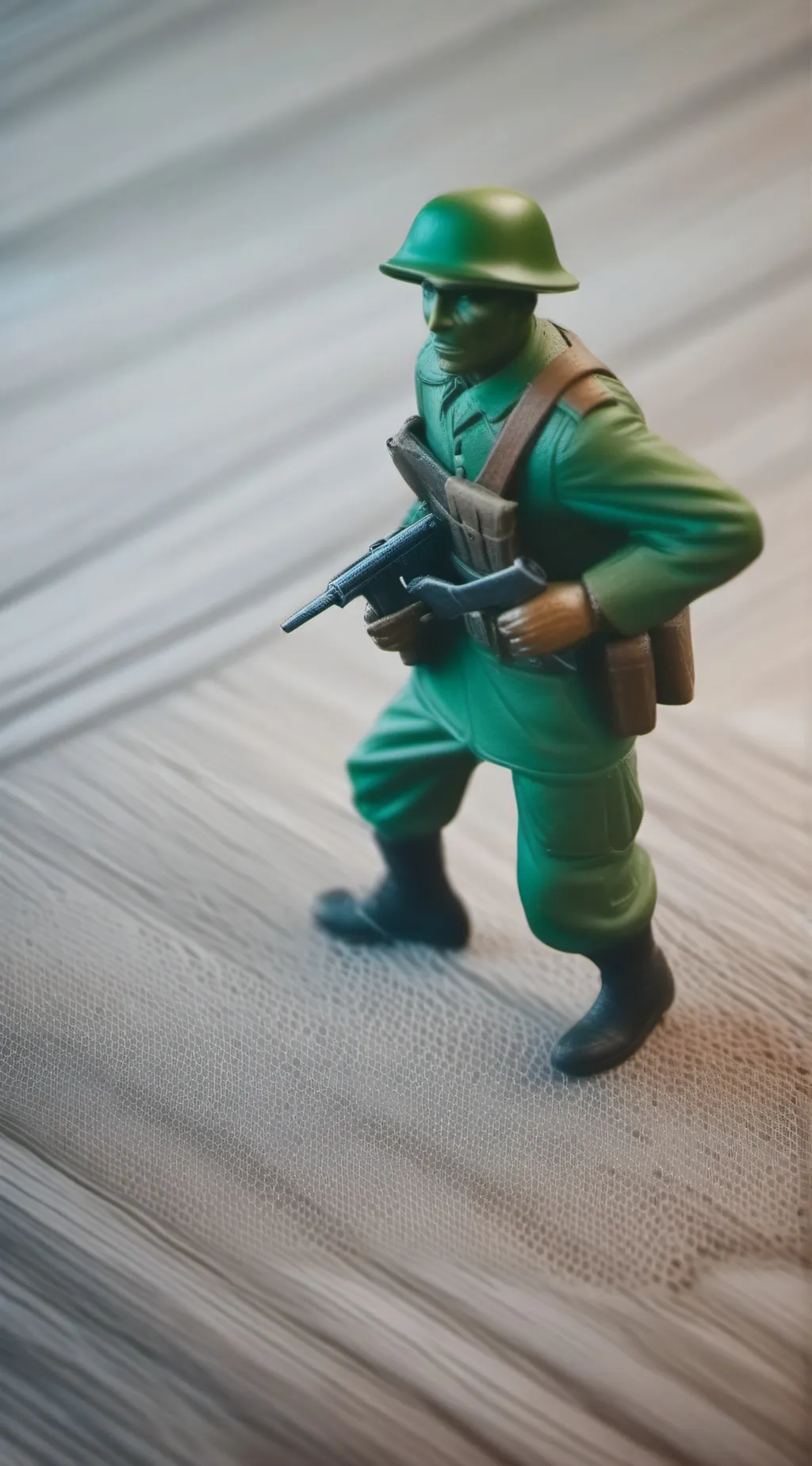 ai character: Toy soldier background
