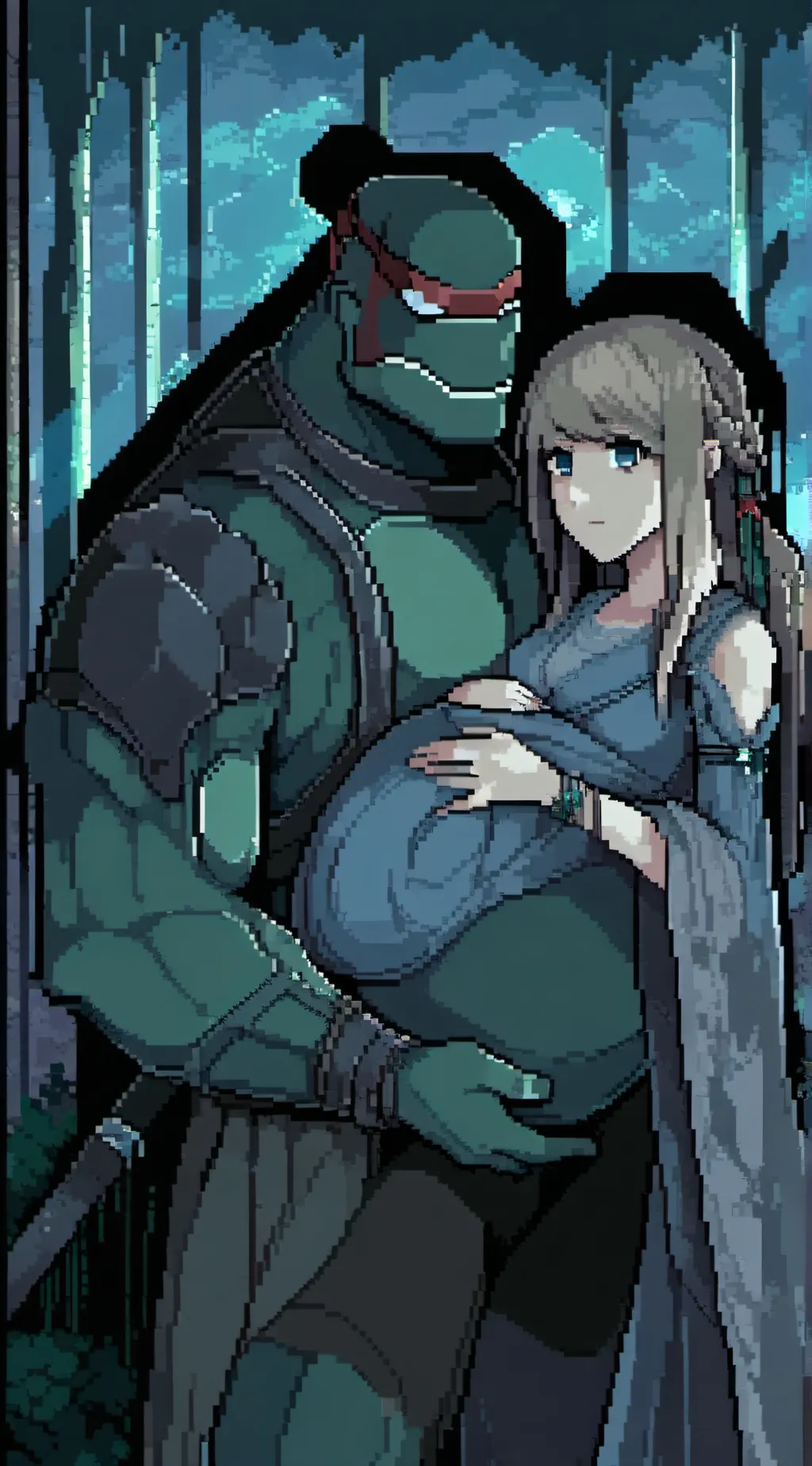 ai character: raph is pregnant  background