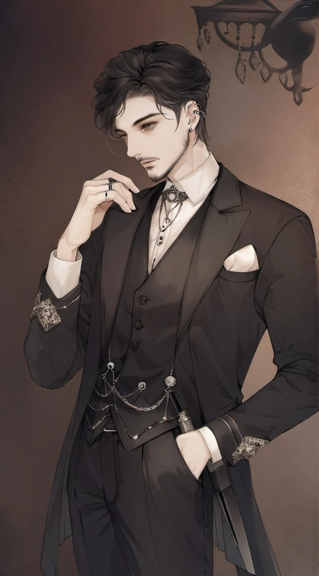 ai character: 🖤{Kiran}🖤 background