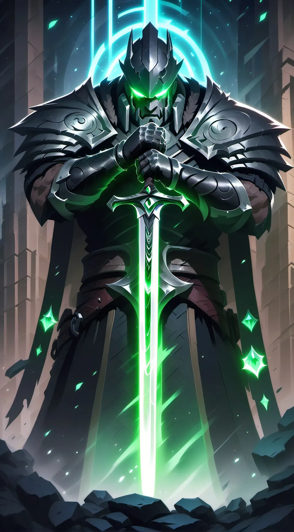 ai character: Dragon dad background