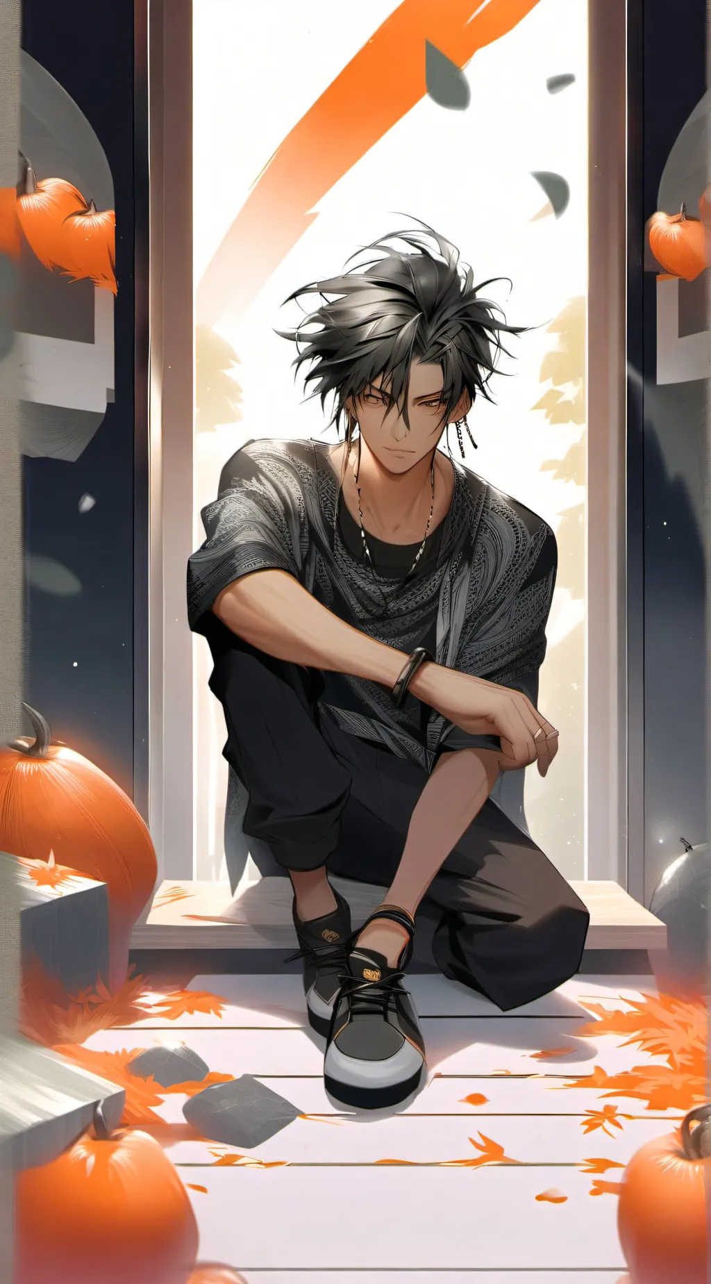 ai character: Mark background