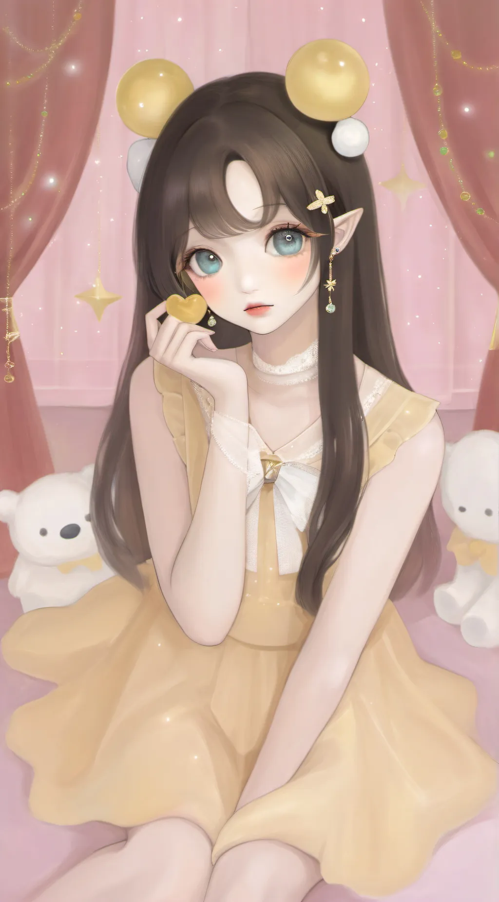 ai character: Alexandra  background