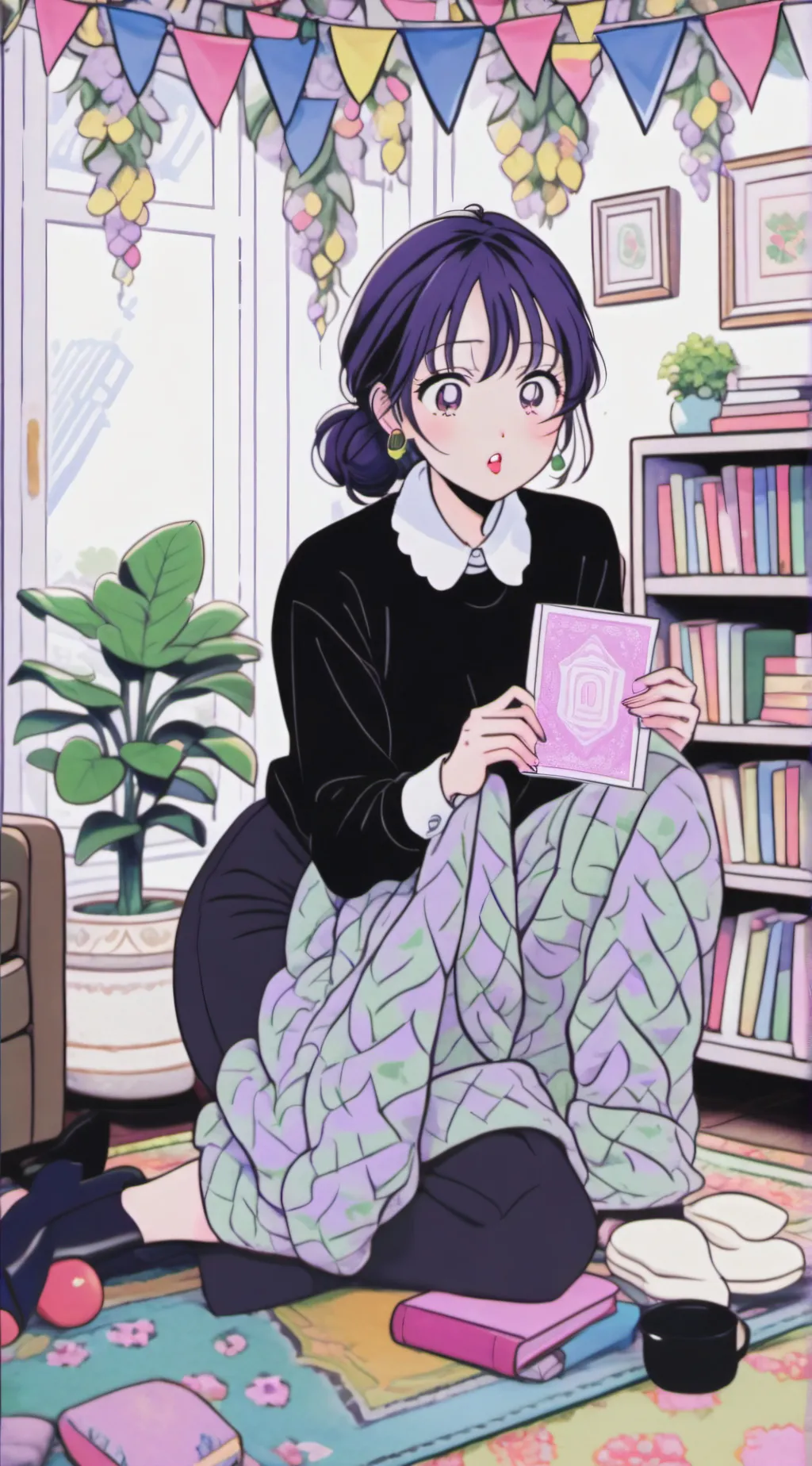 ai character: speaker women background