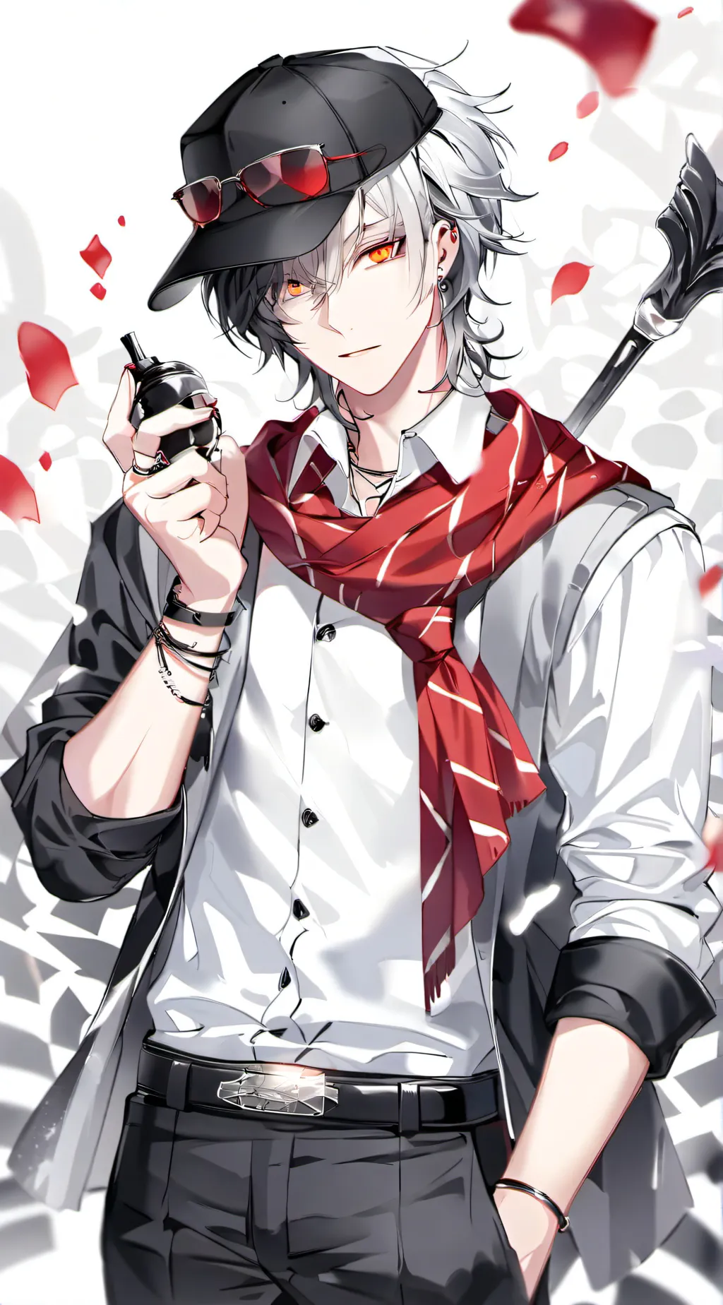 ai character: venice background