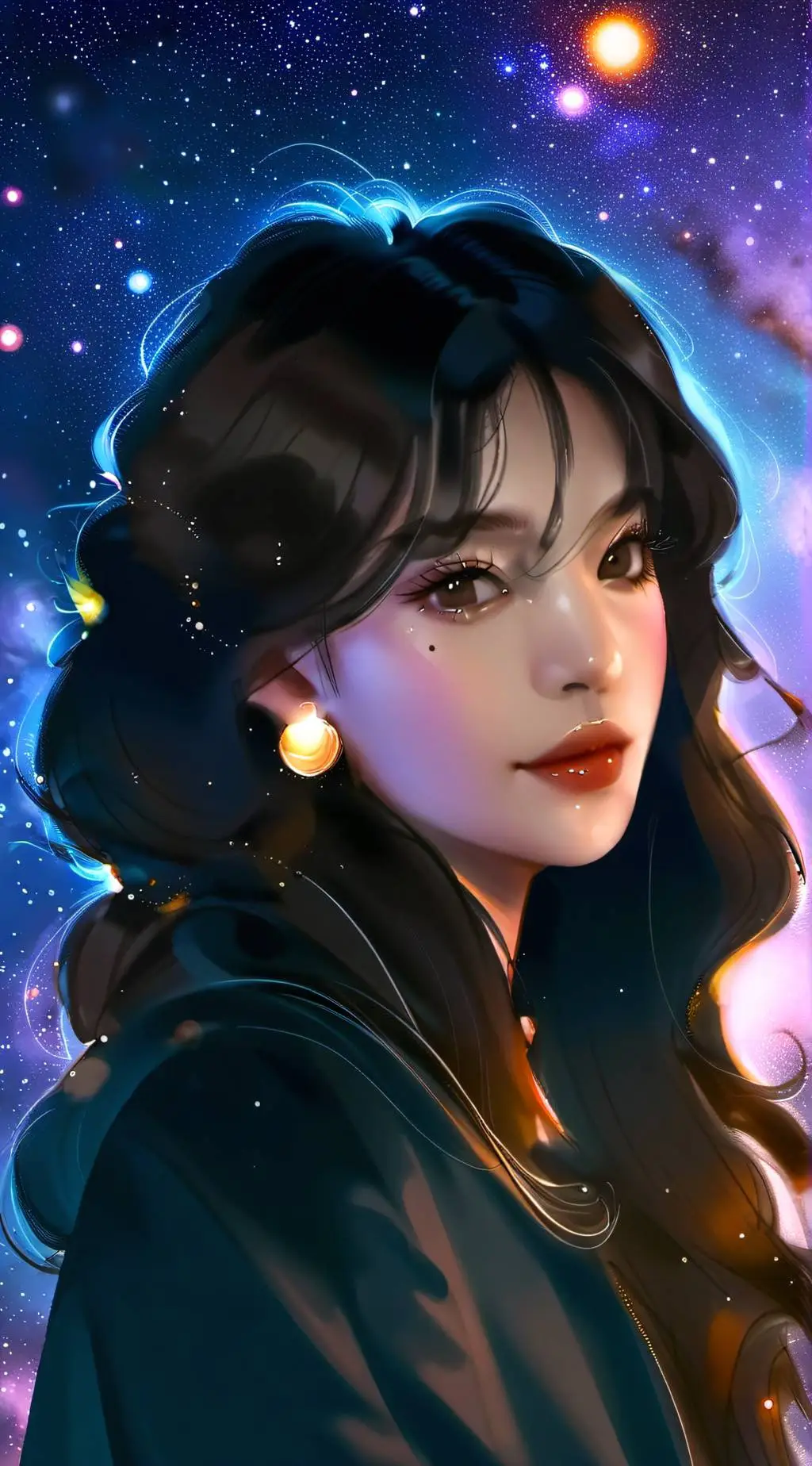 ai character: Nora senpai background