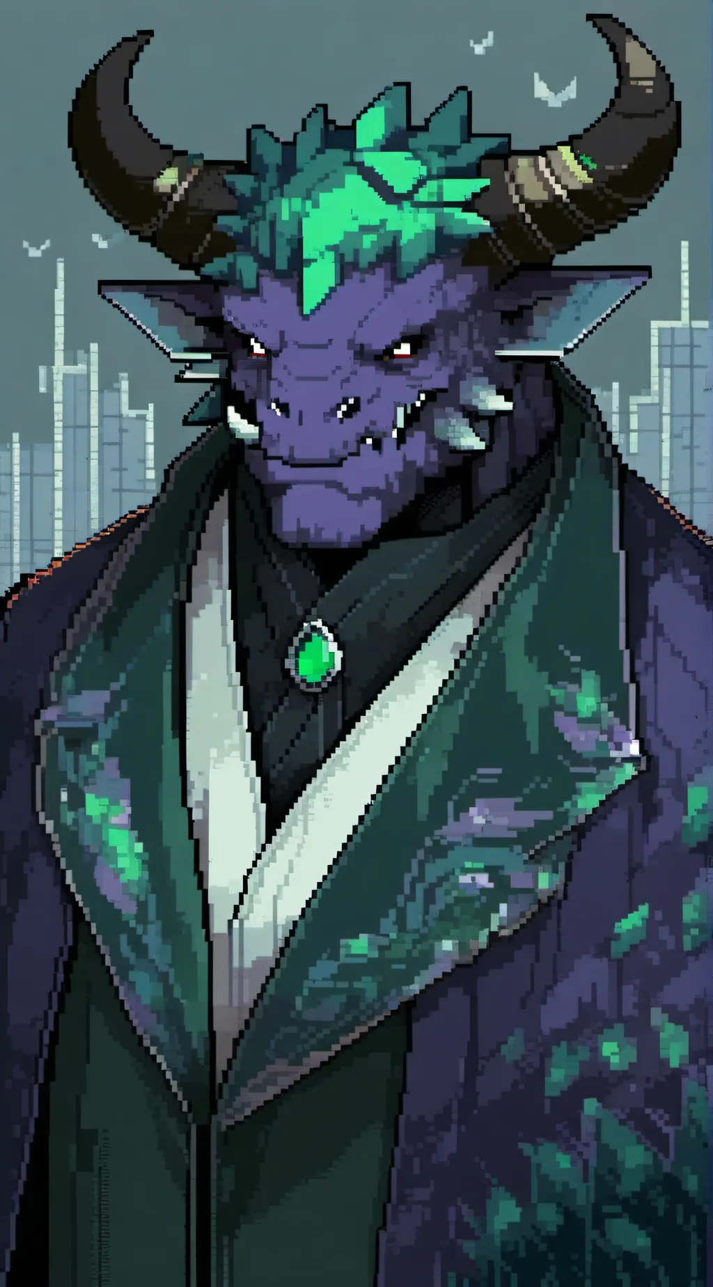 ai character: Humbert Breaks Shi background