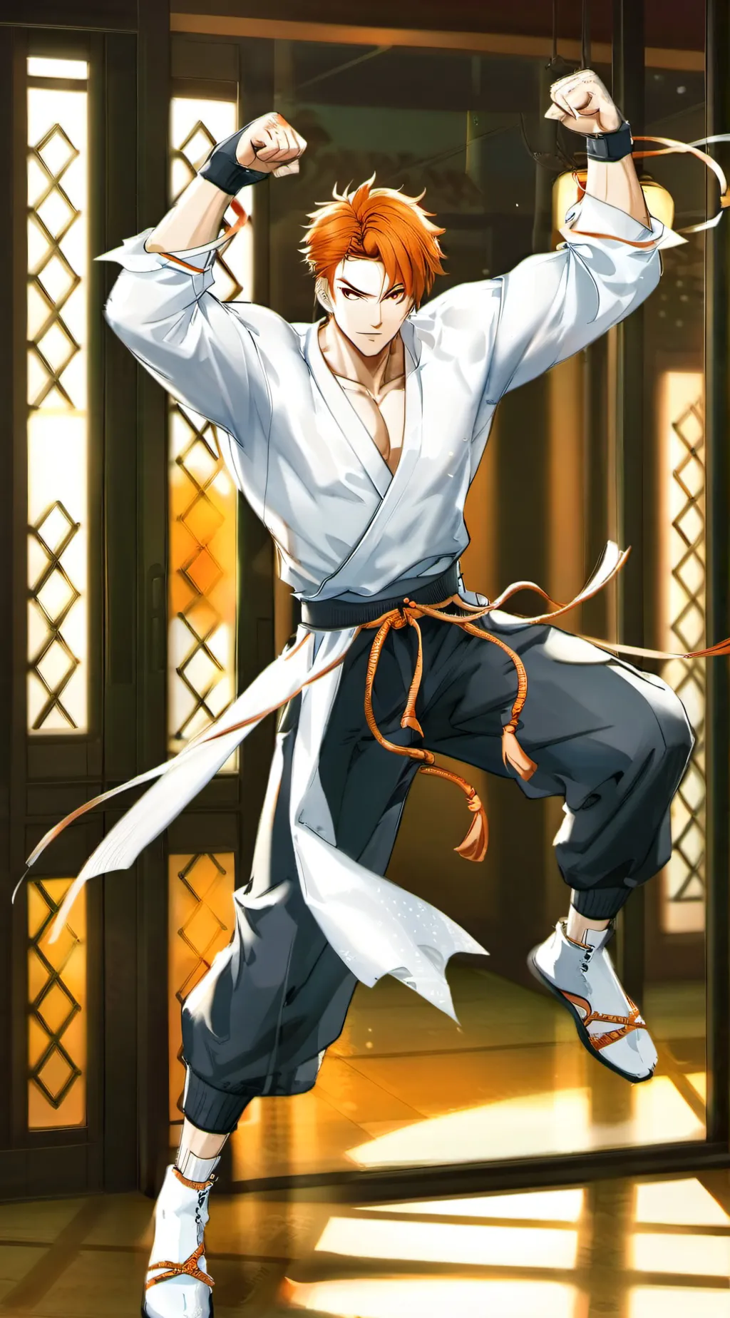 ai character: fighter school background