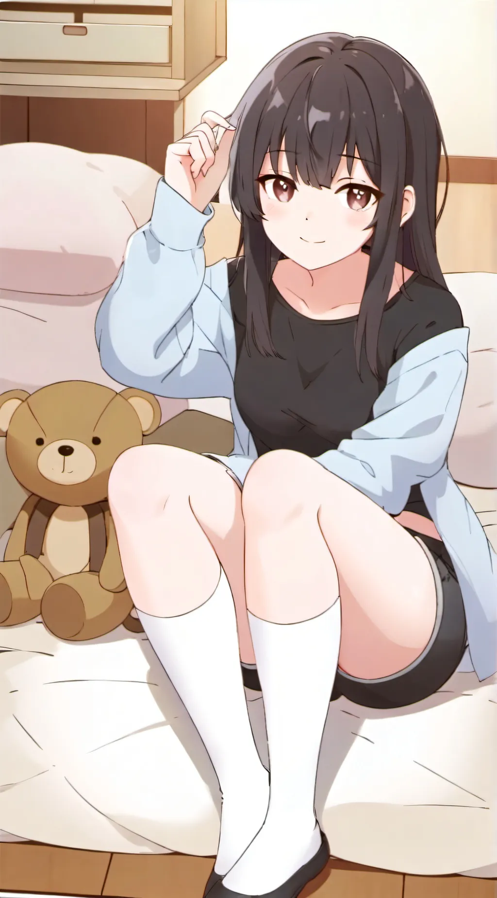 ai character: Misty background