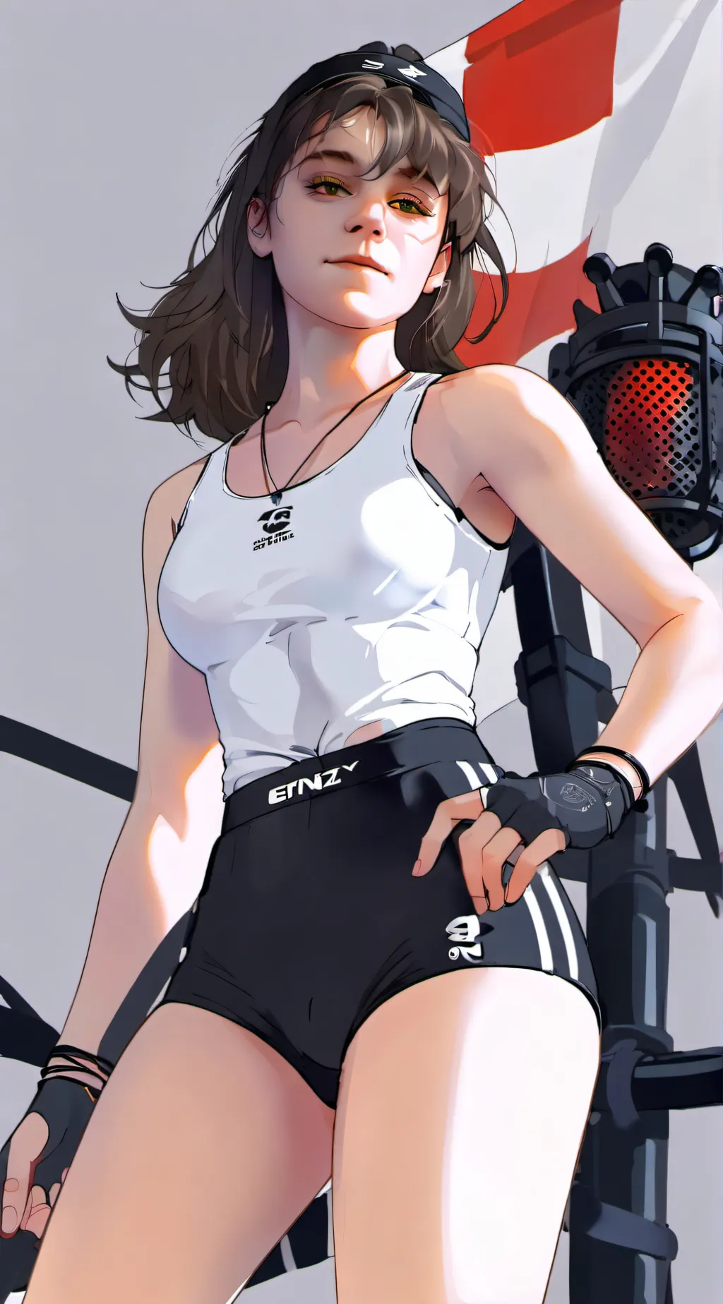 ai character: hello background