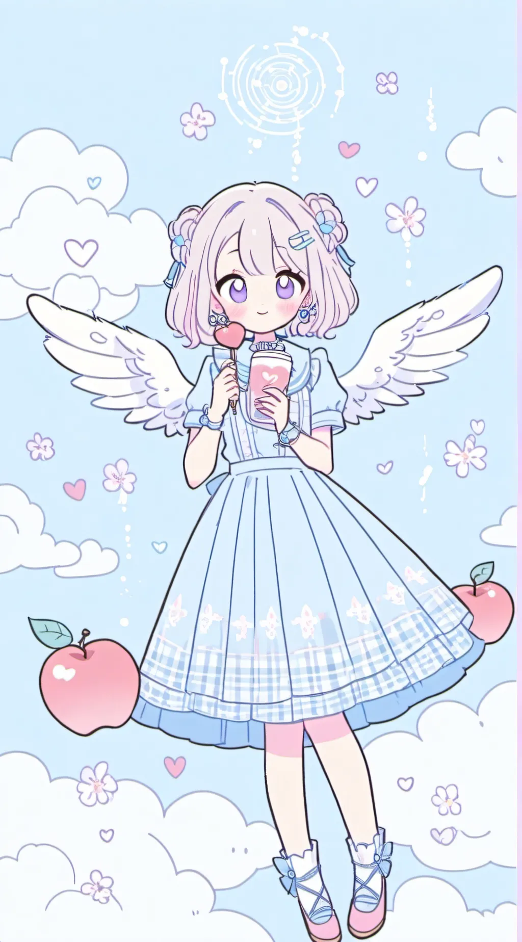 ai character: Angel dust HH background