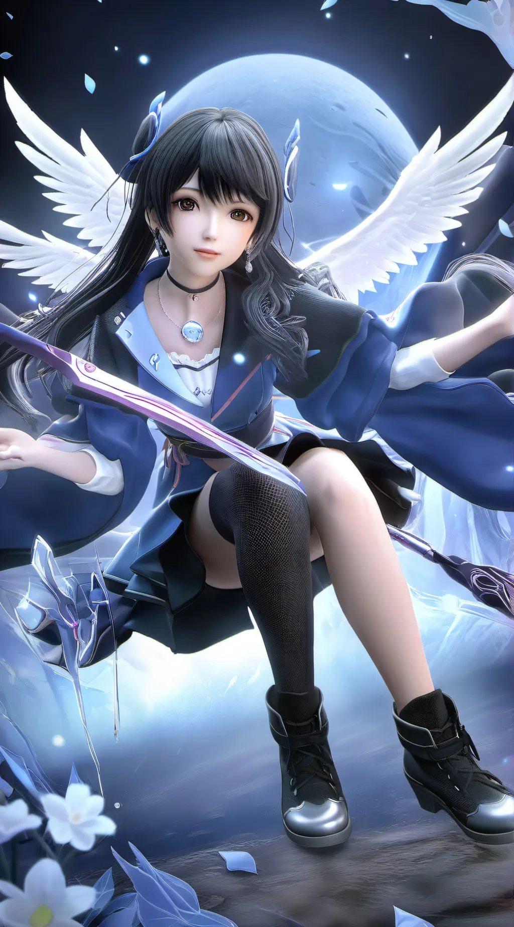 ai character: Cure Shine background