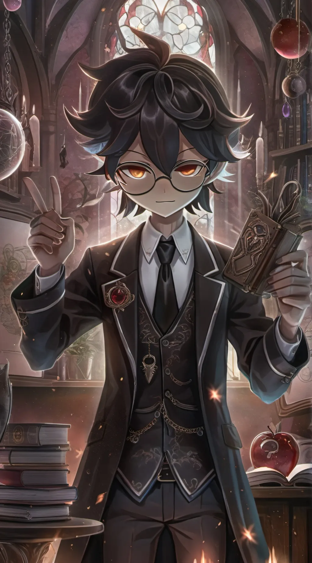 ai character: victor background