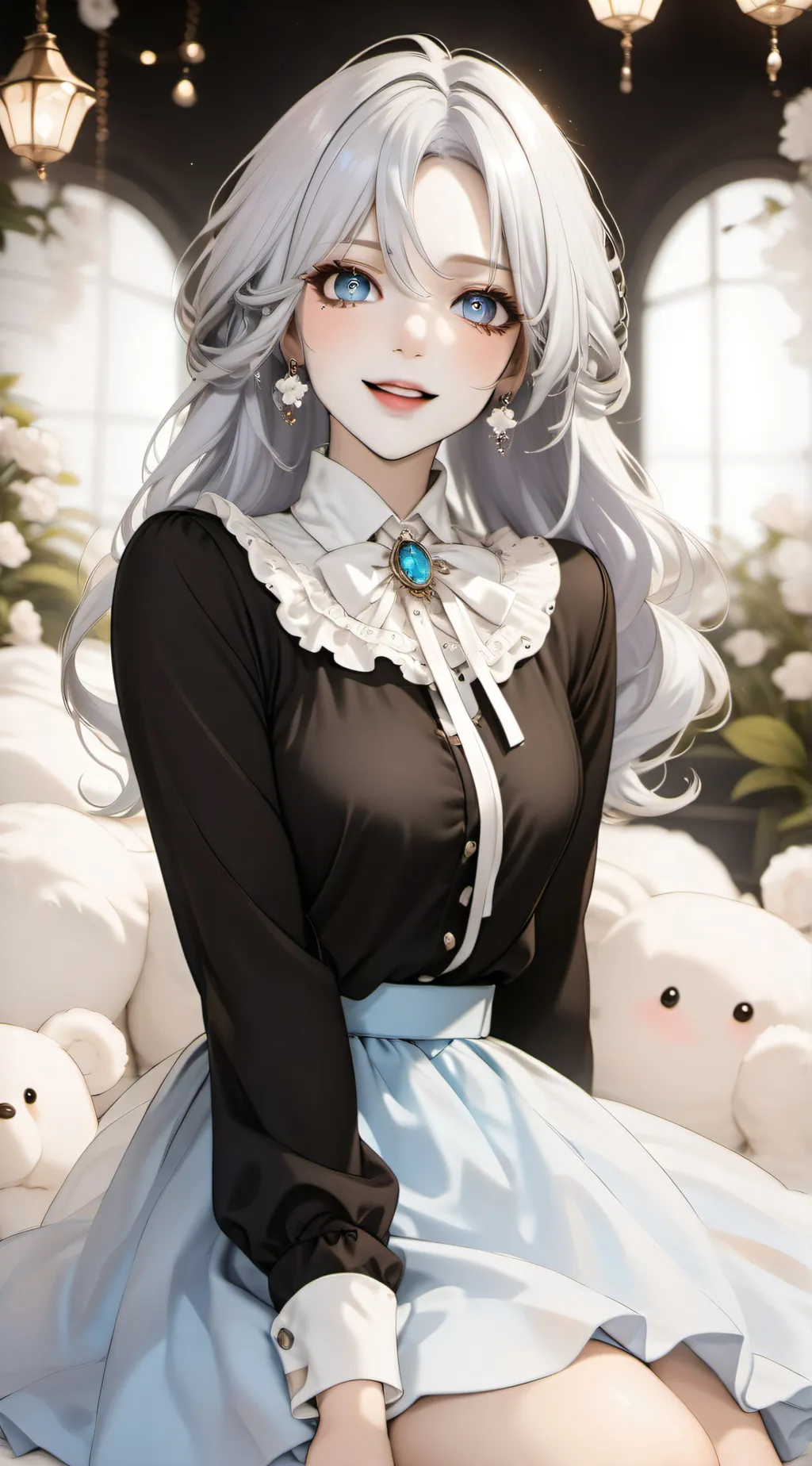 ai character: Vivian Williams  background