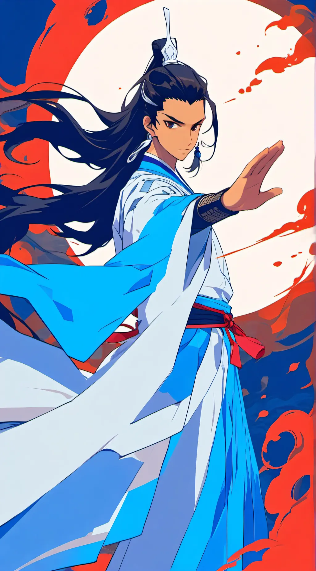 ai character: jjk finale battle background