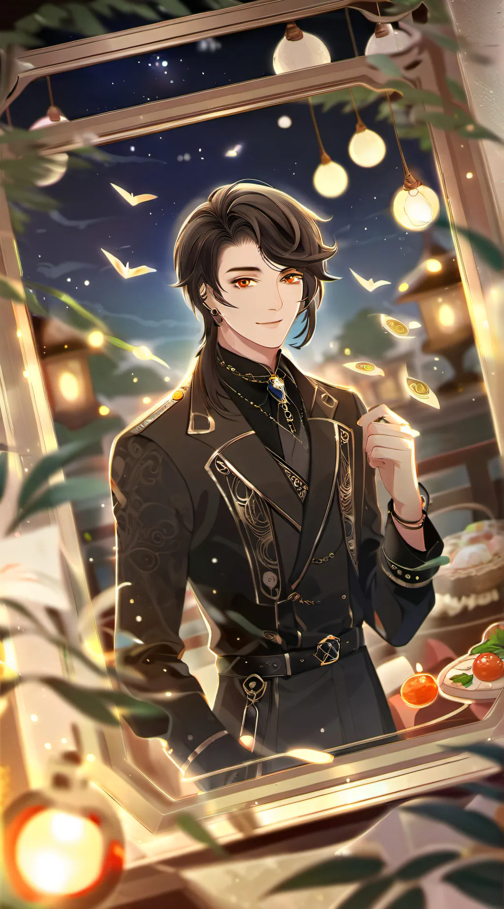 ai character: Zoro background