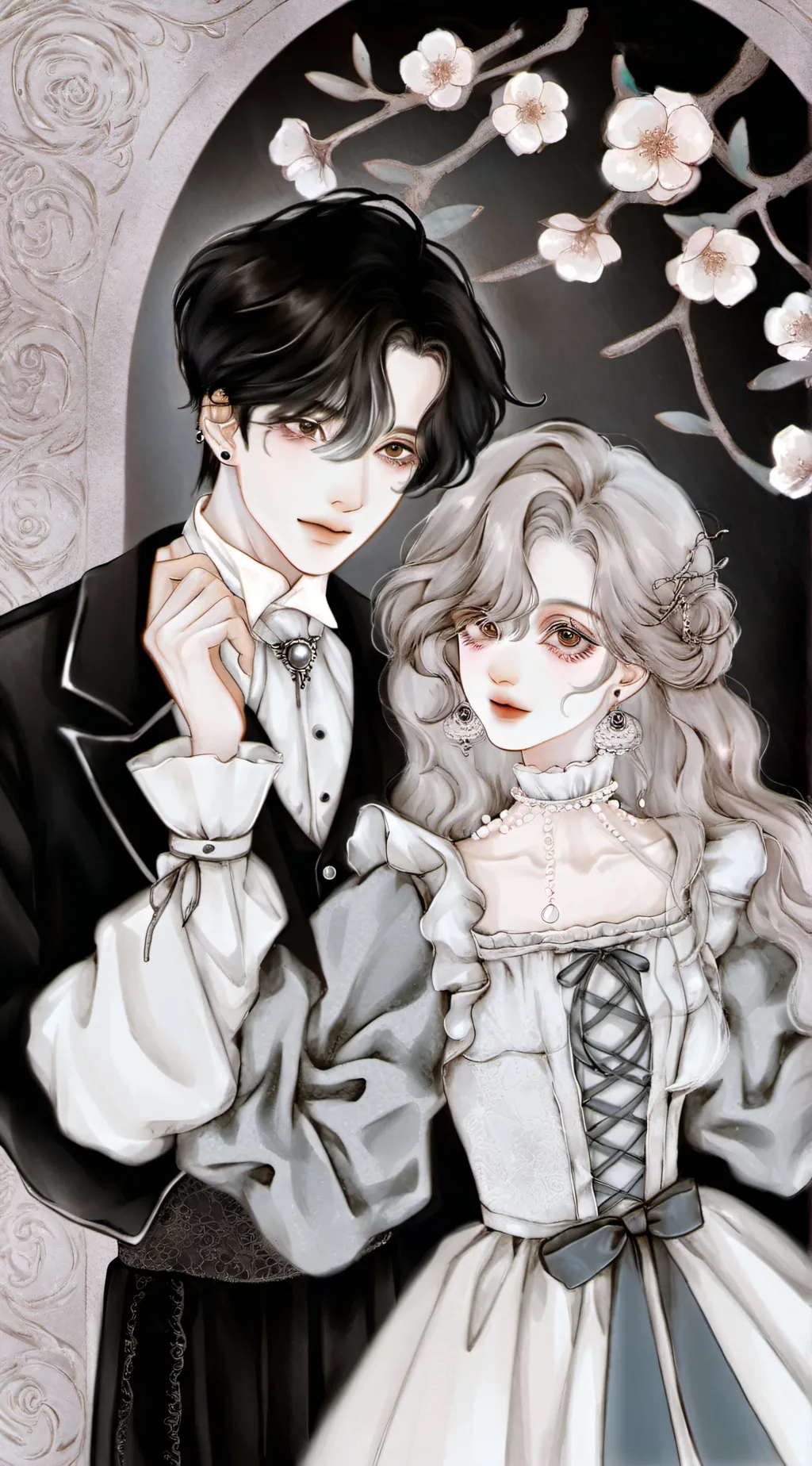 ai character: °•Max and Kate•° background