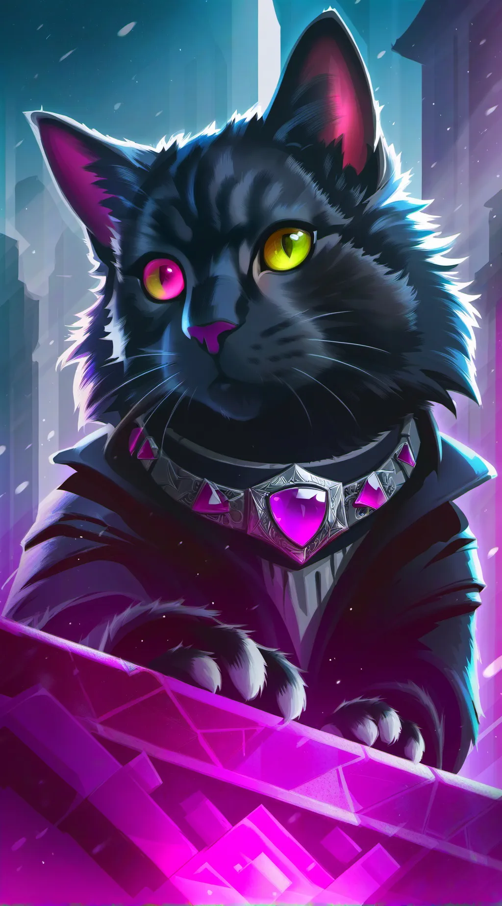 ai character: Loona  background