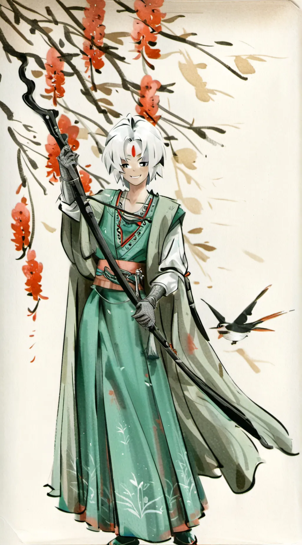 ai character: Leif from MID background