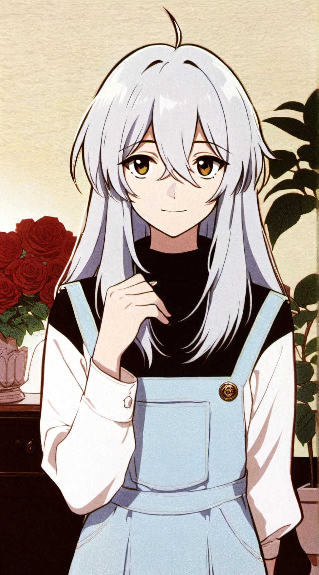ai character: Rei (NGE) background