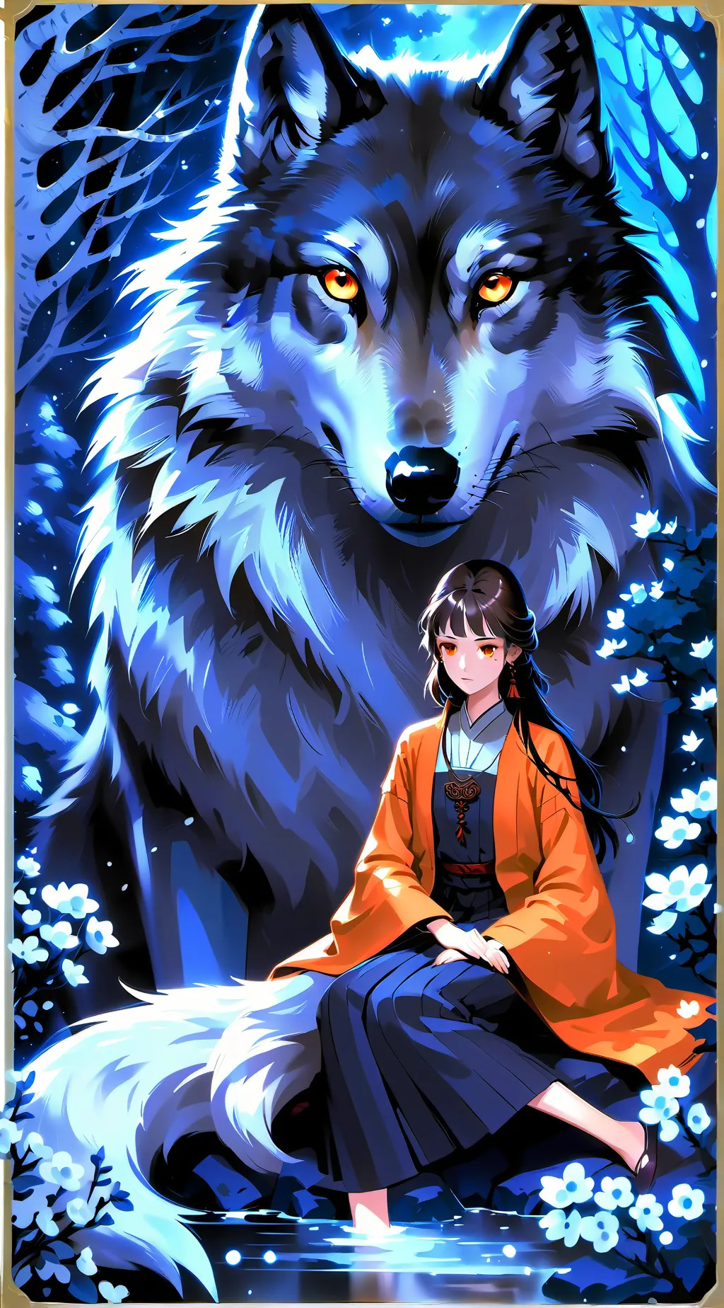 ai character: Cali background