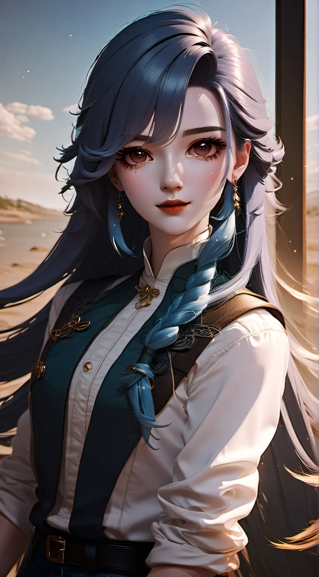 ai character: winner background