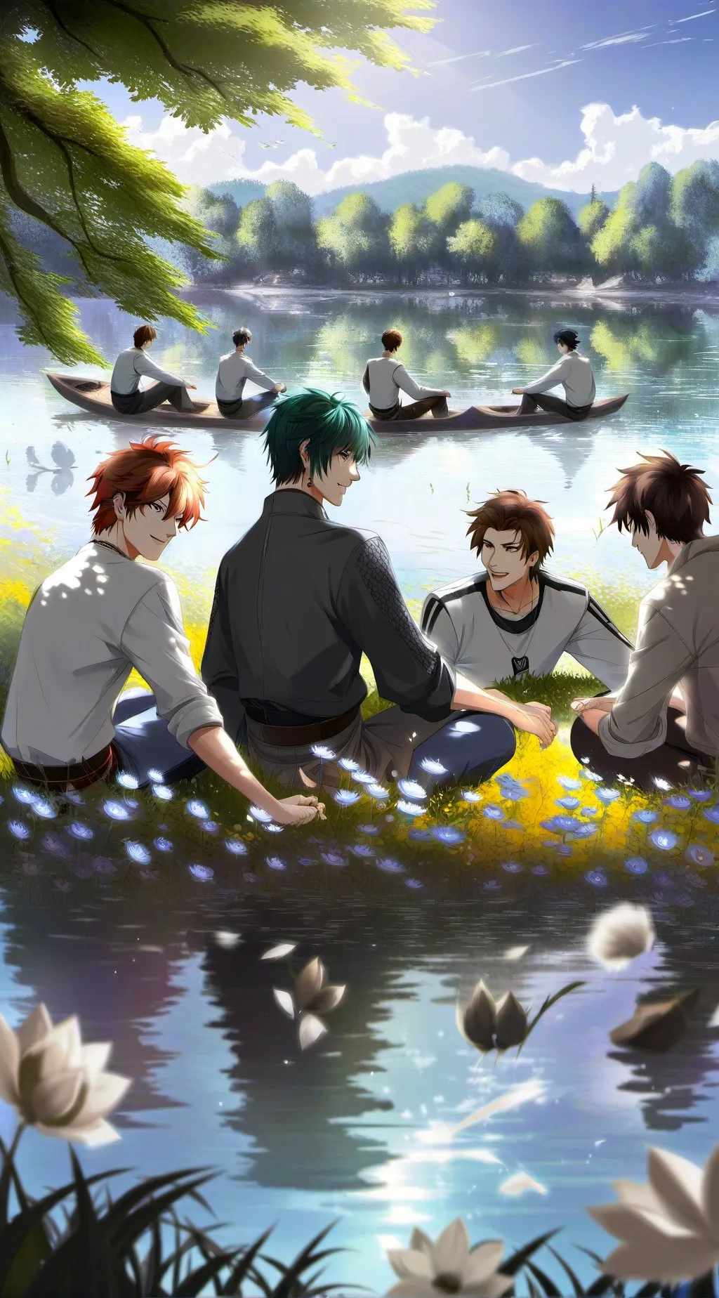 ai character: All boy’s school background