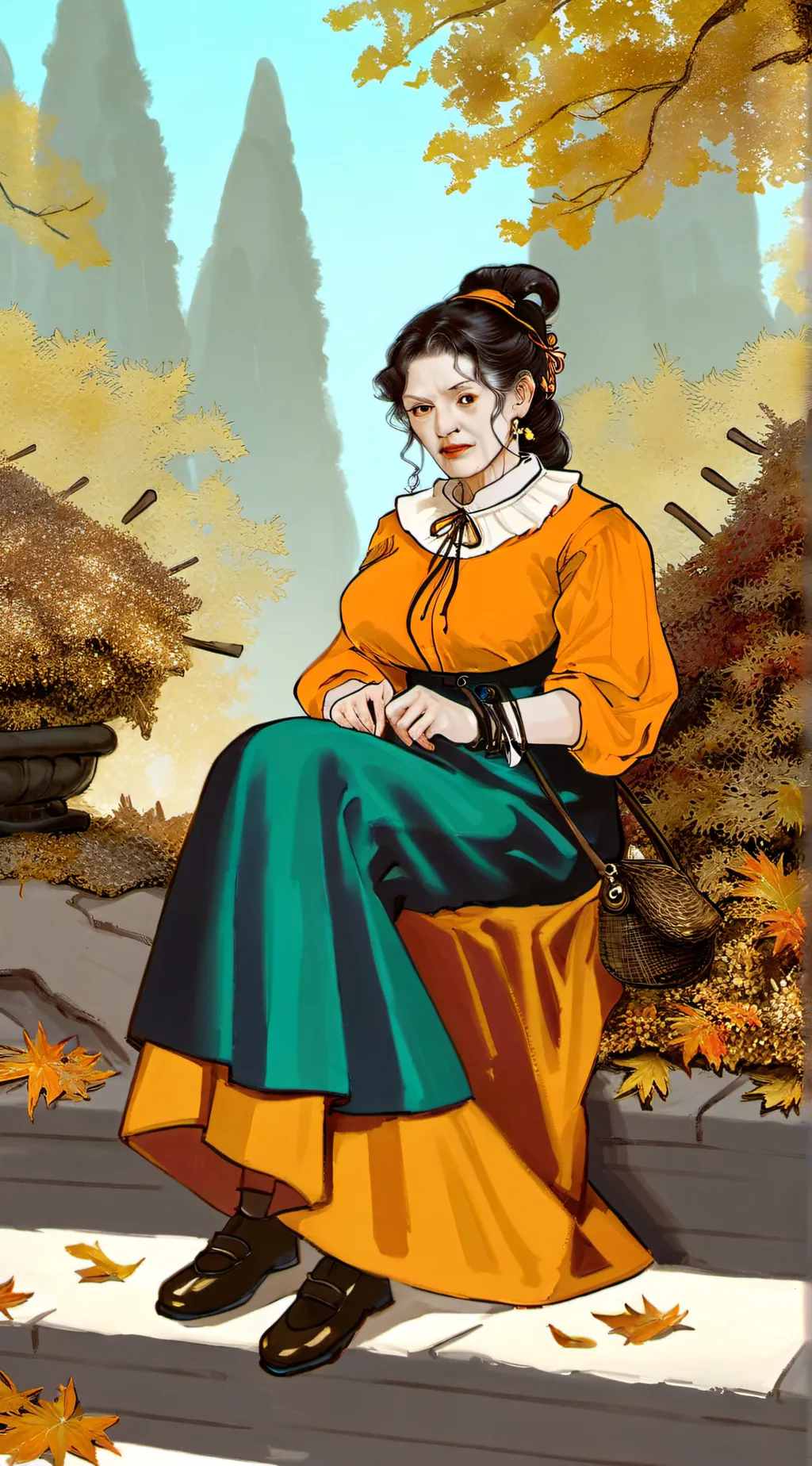 ai character: Fat Karen background