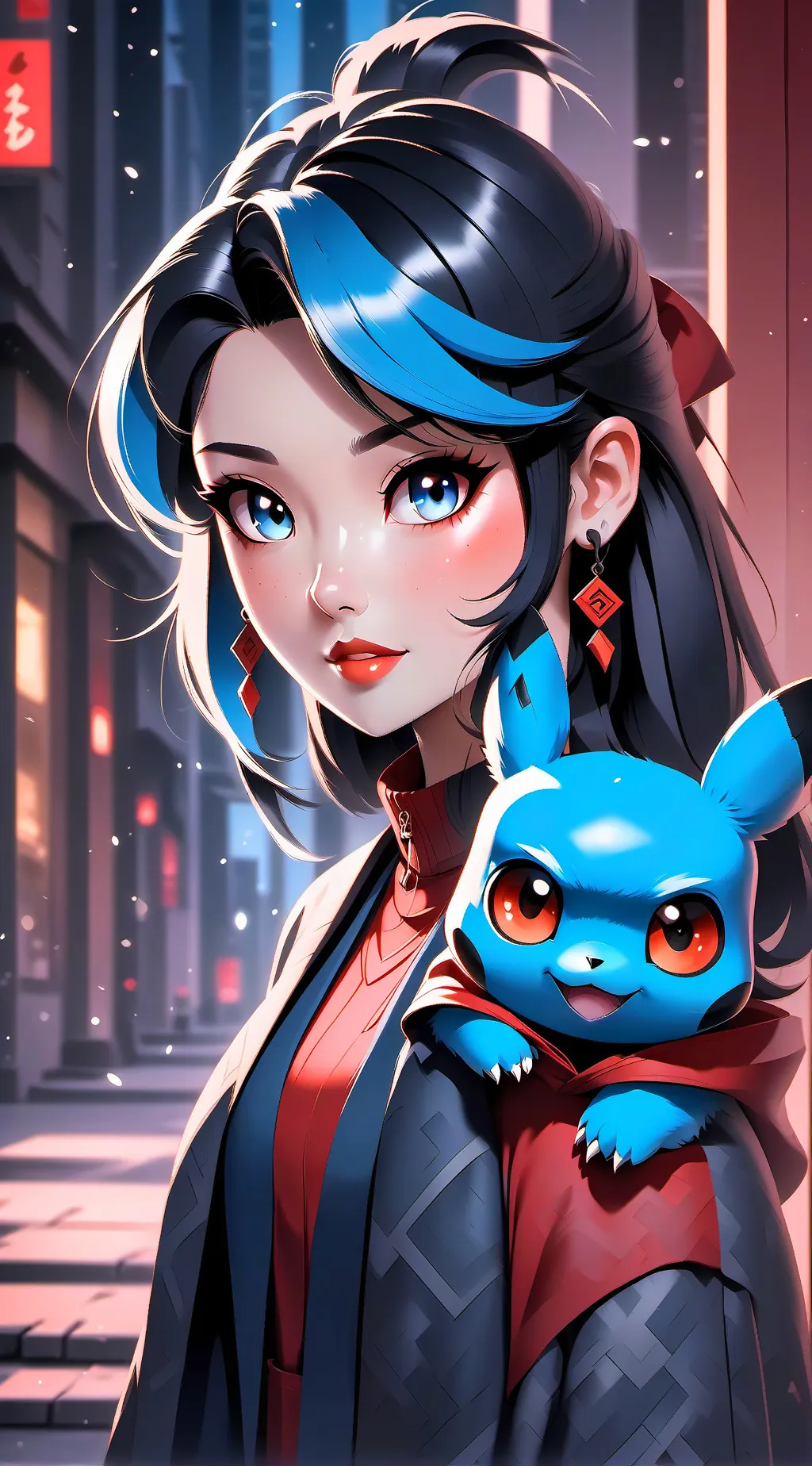 ai character: Lily background