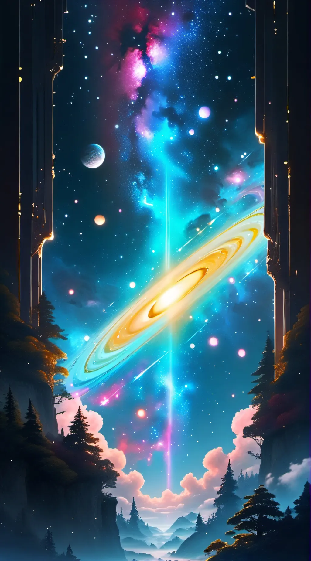 ai character: Heaven background